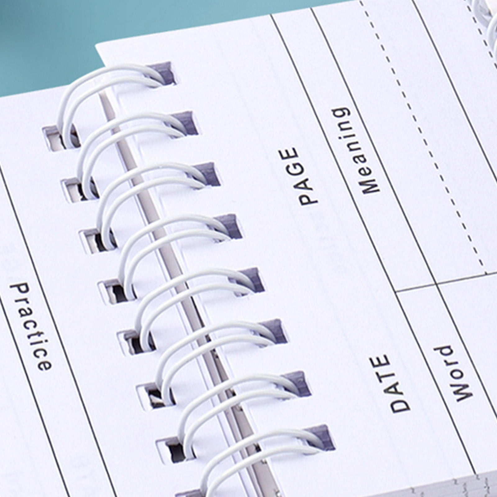 Kdkad Mini Spiral Memo Pads - Pocket-Sized Coil Notebook Set with Ring Binding for Vocabulary, Study Notes & Lists (3x5 inch Travel Notepads)\u200b\u200b 2.9×5.3 in White - Image 6