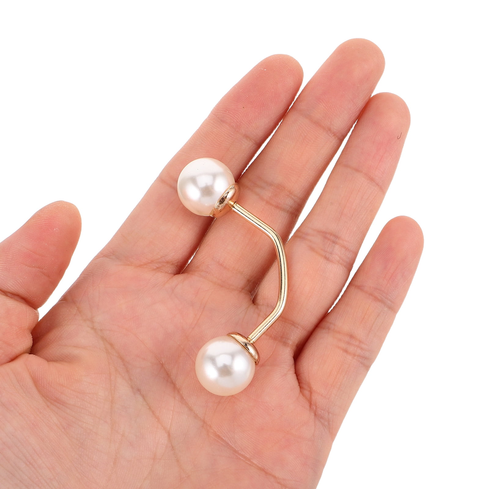 HOOWIFFY 5pcs No Sew Chest Brooch Set with Multi Artificial , Anti Exposure Decorative Pins for Women Shirts - Image 5