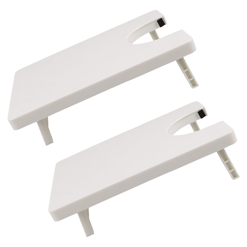 HOOWIFFY 2-Pack White Plastic Sewing Machine Extension Tables with Expanded Workspace for Crafting and Sewing Projects - Image 5
