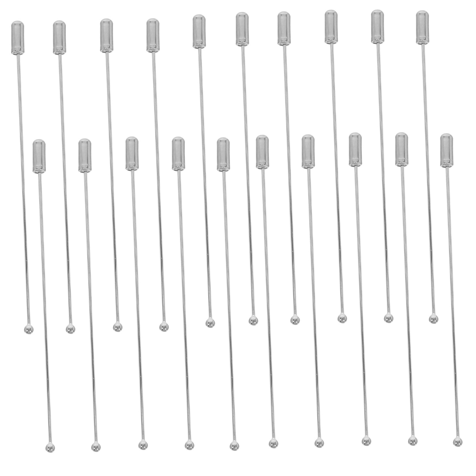 HOOWIFFY Stainless Steel Stick Pins for Crafts and Hats, Elegant and Portable, 20 Pieces - Image 7