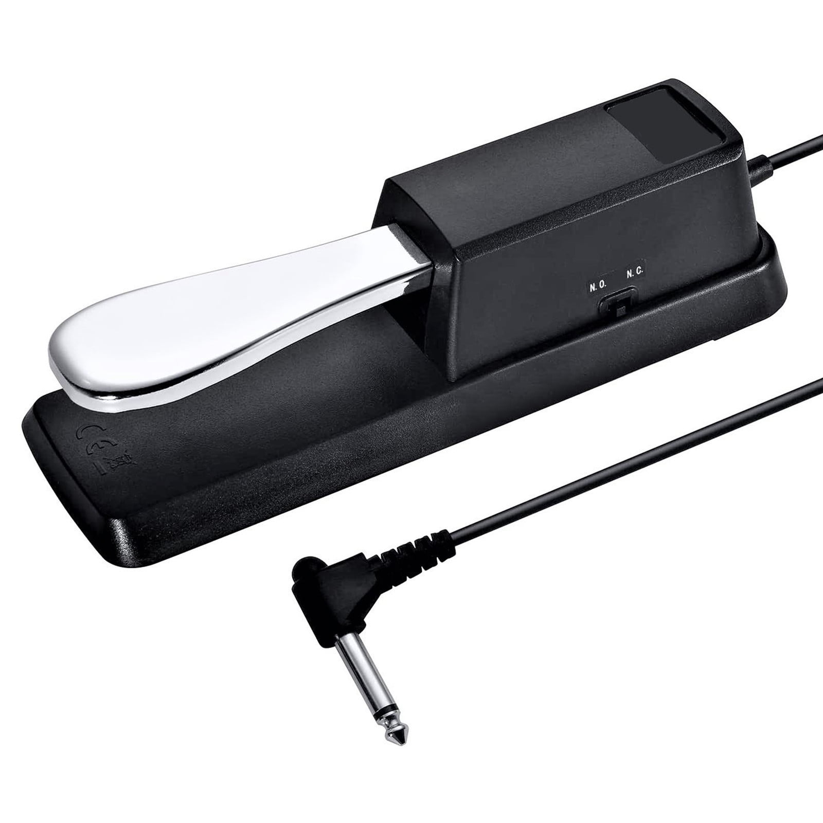 Holiday Toy List Tarmeek Piano Sustain Pedal Keyboard Pedals Synthesizer Pedals Suitable For Pianos, Electronic Organs, MIDI Keyboards, Synthesizers And Other Equipment Christmas Gifts One Size Black - Image 1