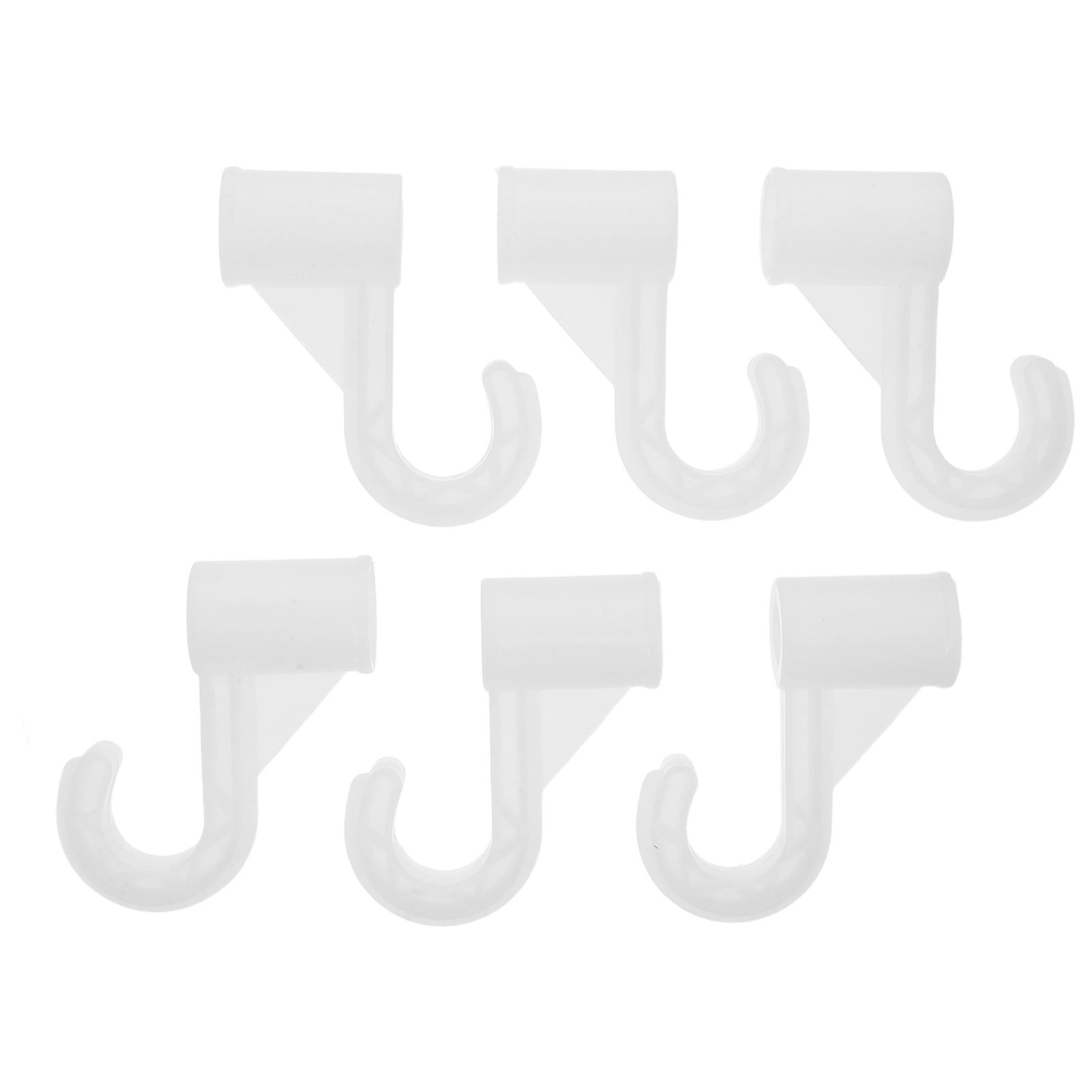 HOOWIFFY Wardrobe Accessories Closet Pole Bracket Hooks, , Easy Install, Space Saving, Closet Organizer Hardware - Image 6