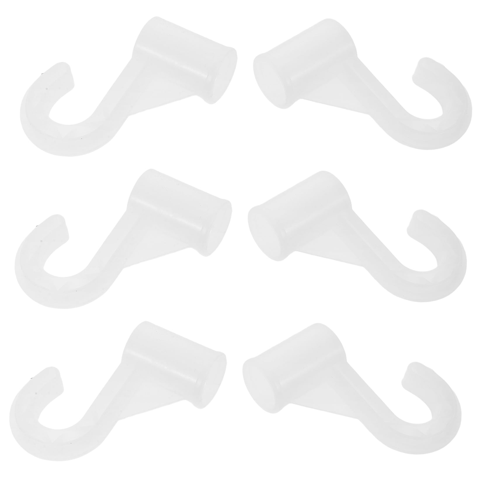 HOOWIFFY Wardrobe Accessories Closet Pole Bracket Hooks, , Easy Install, Space Saving, Closet Organizer Hardware - Image 7