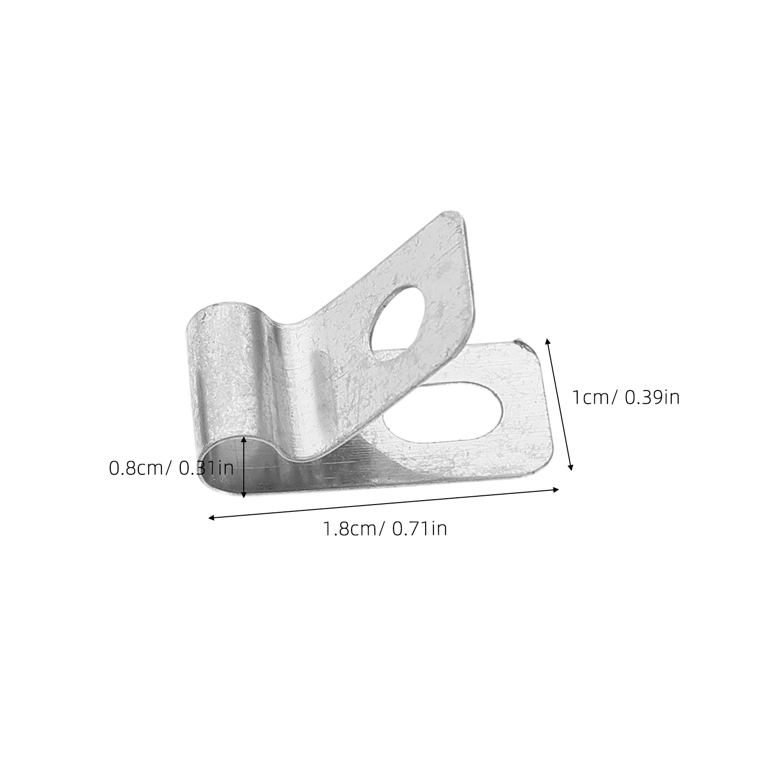 HOOWIFFY 100Pcs Stainless Steel Metal Wire Fence Clips for Quick and Easy Installation Fixing Accessories - Image 2