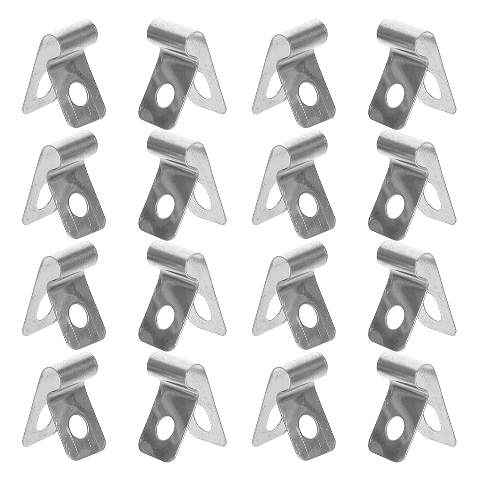 HOOWIFFY 100Pcs Stainless Steel Metal Wire Fence Clips for Quick and Easy Installation Fixing Accessories - Image 6