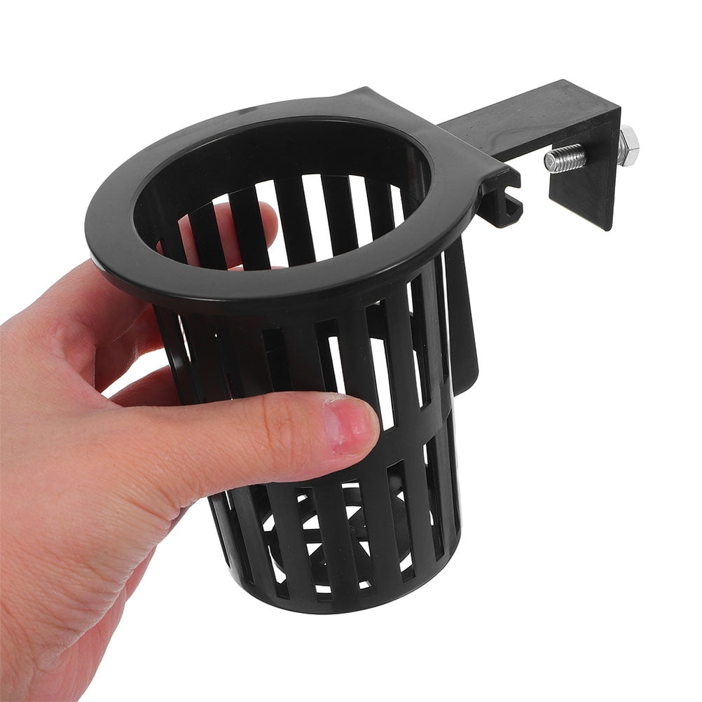 HOOWIFFY 6Pcs Black Fish Tank Plant Holder for Hydroponic Aquatic Plants with Slots - Image 4
