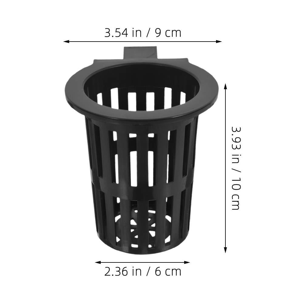 HOOWIFFY 6Pcs Black Fish Tank Plant Holder for Hydroponic Aquatic Plants with Slots - Image 7