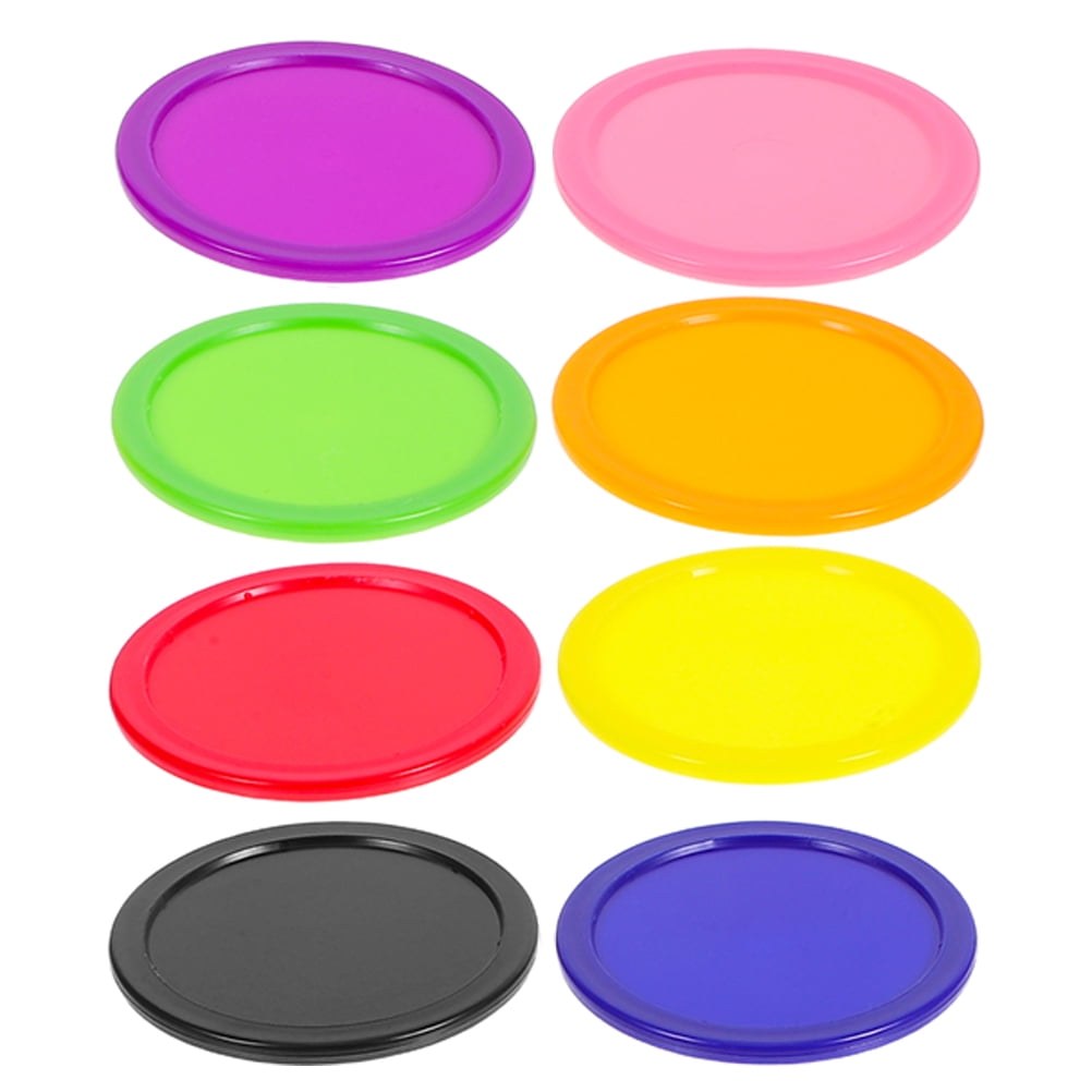 HOOWIFFY Plastic Air Hockey Pucks for Tournament Play, Multi- - Image 1