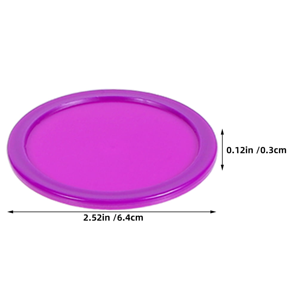 HOOWIFFY Plastic Air Hockey Pucks for Tournament Play, Multi- - Image 2