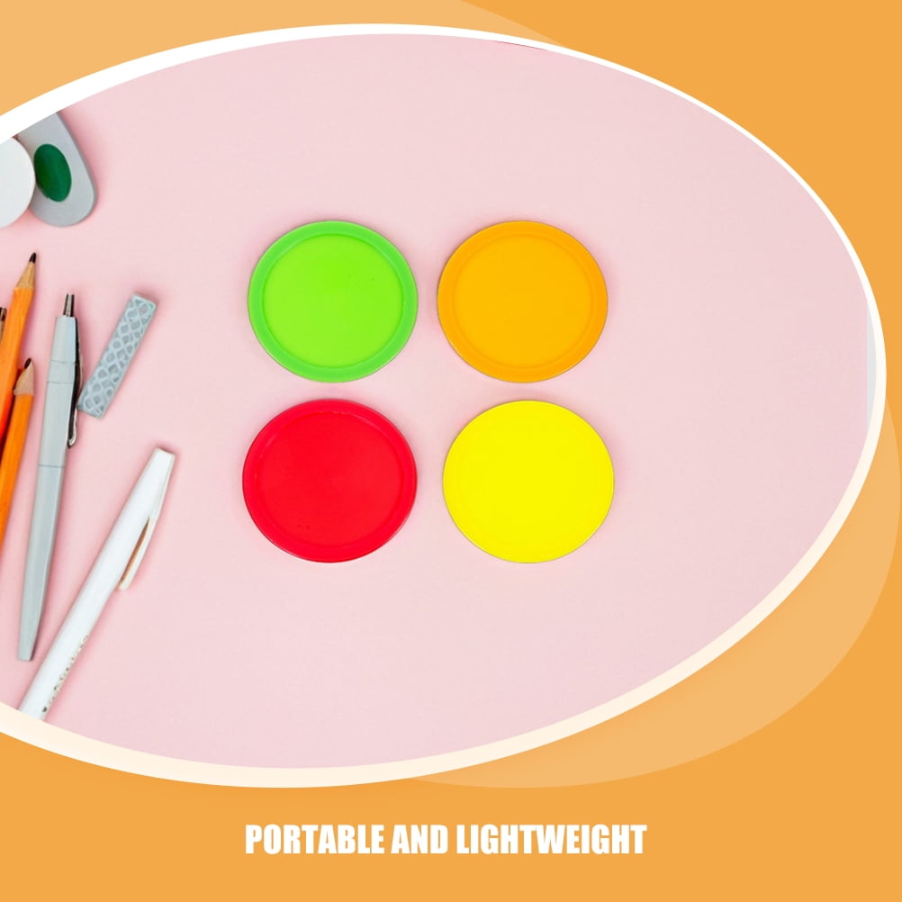 HOOWIFFY Plastic Air Hockey Pucks for Tournament Play, Multi- - Image 3