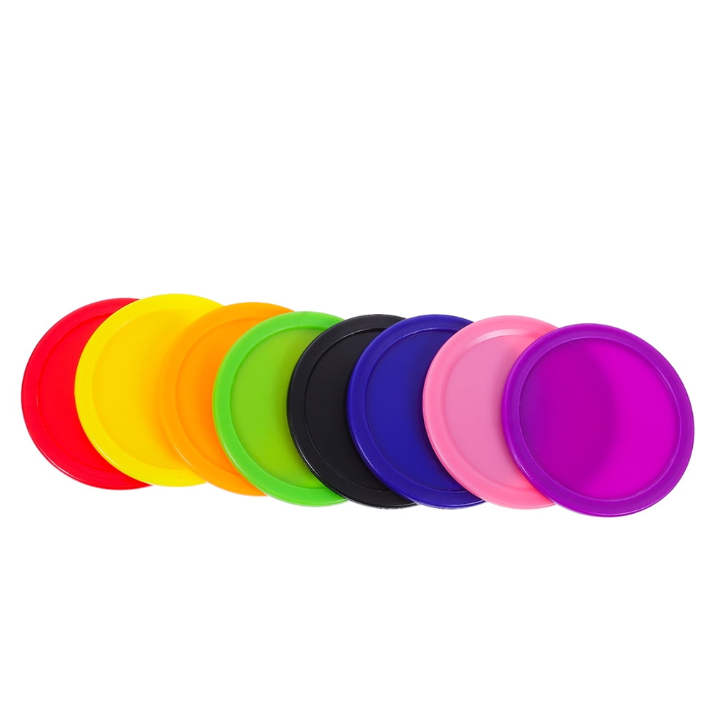 HOOWIFFY Plastic Air Hockey Pucks for Tournament Play, Multi- - Image 5