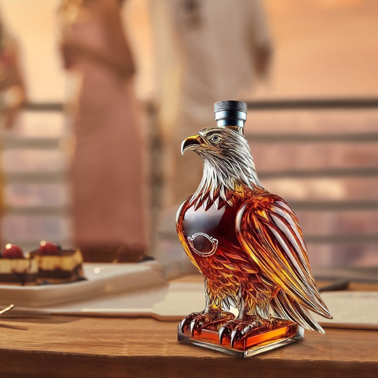 Darzheoy Wolf Whiskey Bottle, Funny Wolf Whiskey Bottle, 3D Wolf Shape Glass, Wine Decanter for Men Dad, Home Bar Dachshund Lover Decor C - Image 6