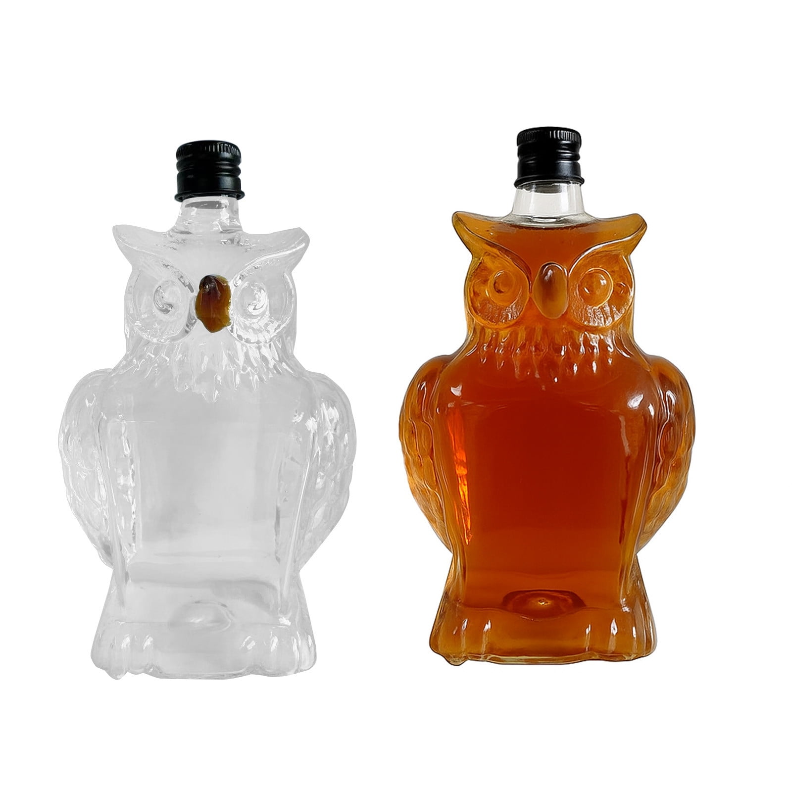 Darzheoy Wolf Whiskey Bottle, Funny Wolf Whiskey Bottle, 3D Wolf Shape Glass, Wine Decanter for Men Dad, Home Bar Dachshund Lover Decor F - Image 3