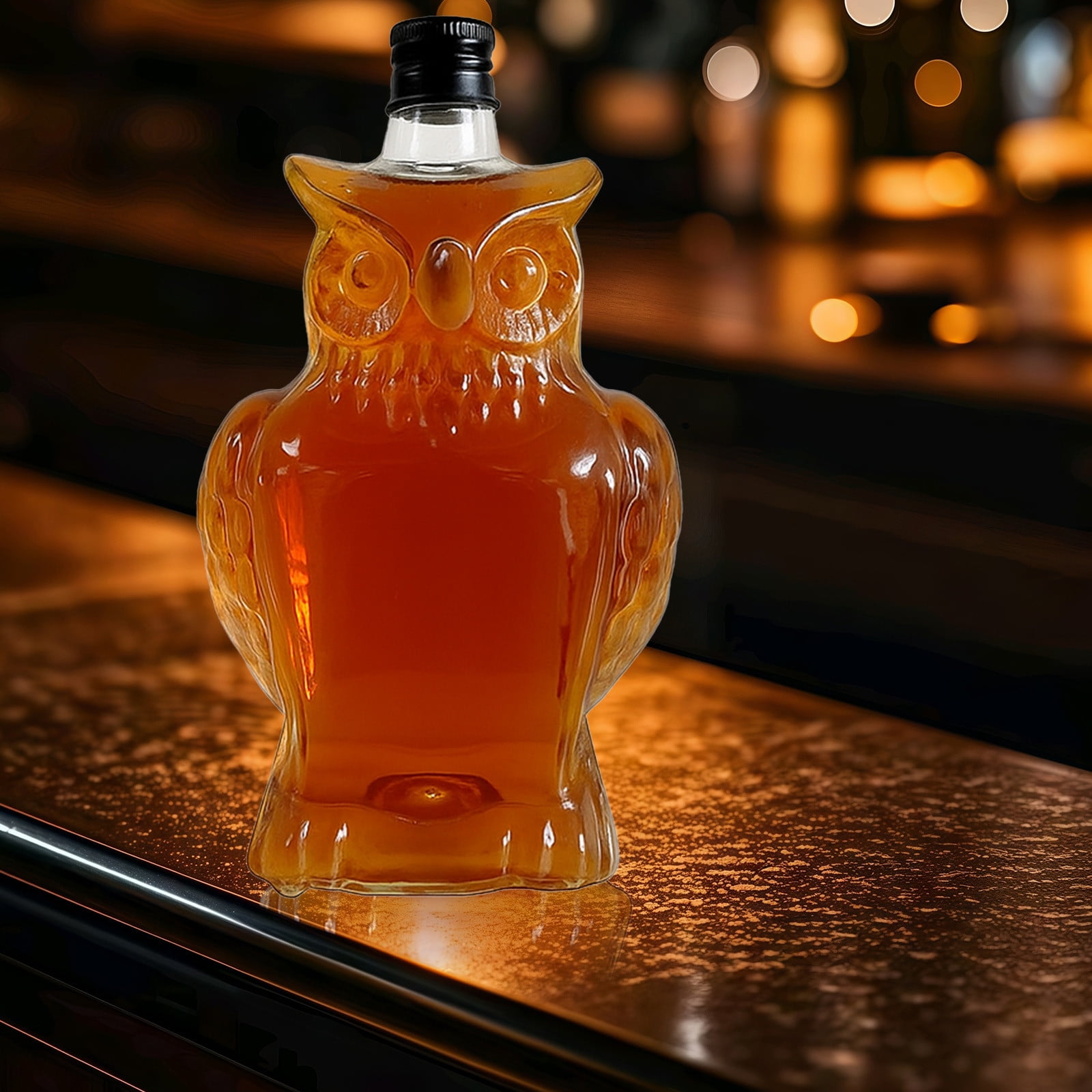 Darzheoy Wolf Whiskey Bottle, Funny Wolf Whiskey Bottle, 3D Wolf Shape Glass, Wine Decanter for Men Dad, Home Bar Dachshund Lover Decor F - Image 5