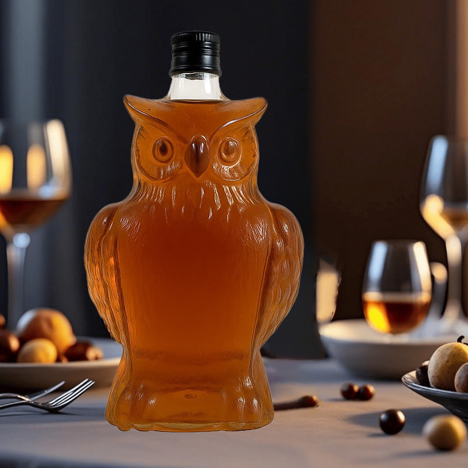 Darzheoy Wolf Whiskey Bottle, Funny Wolf Whiskey Bottle, 3D Wolf Shape Glass, Wine Decanter for Men Dad, Home Bar Dachshund Lover Decor F - Image 6