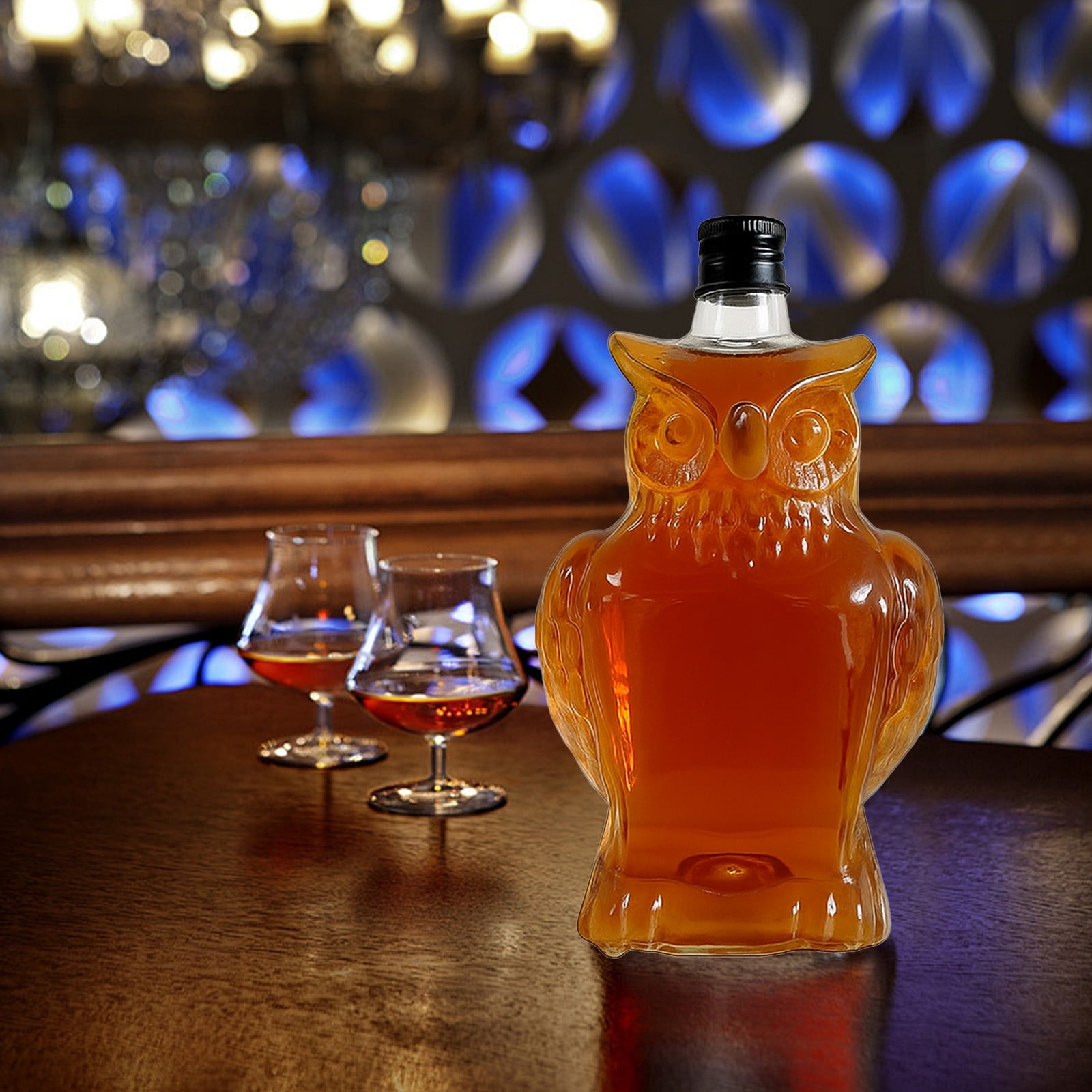 Darzheoy Wolf Whiskey Bottle, Funny Wolf Whiskey Bottle, 3D Wolf Shape Glass, Wine Decanter for Men Dad, Home Bar Dachshund Lover Decor F - Image 7