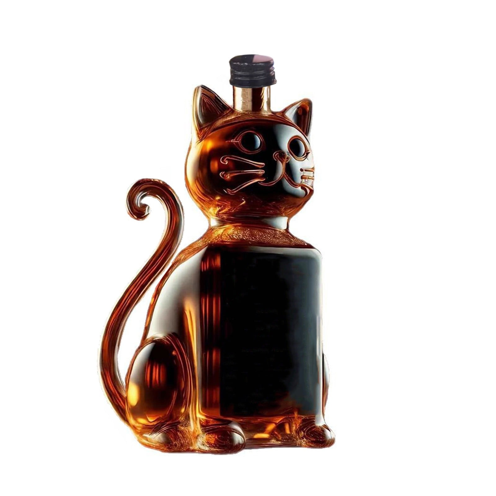 Darzheoy Wolf Whiskey Bottle, Funny Wolf Whiskey Bottle, 3D Wolf Shape Glass, Wine Decanter for Men Dad, Home Bar Dachshund Lover Decor G - Image 1