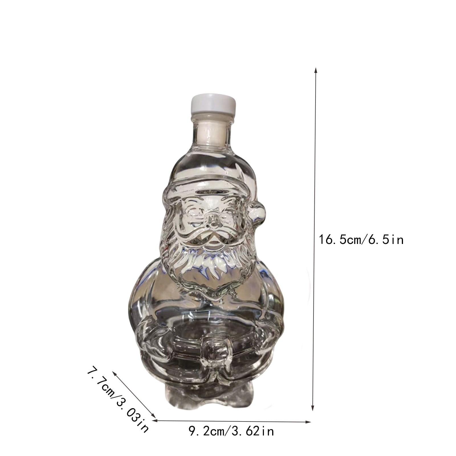 Darzheoy Wolf Whiskey Bottle, Funny Wolf Whiskey Bottle, 3D Wolf Shape Glass, Wine Decanter for Men Dad, Home Bar Dachshund Lover Decor K - Image 3