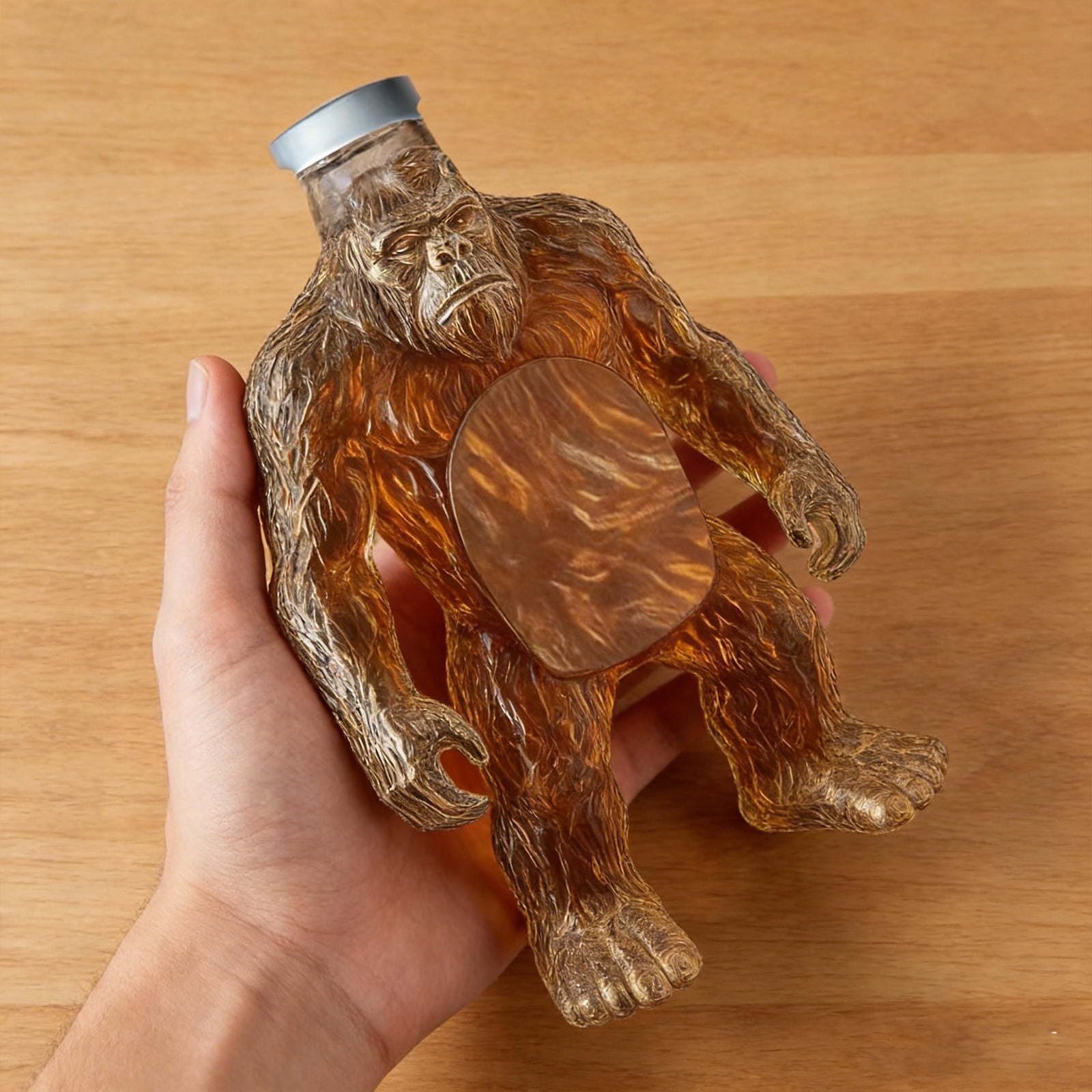 Darzheoy Wolf Whiskey Bottle, Funny Wolf Whiskey Bottle, 3D Wolf Shape Glass, Wine Decanter for Men Dad, Home Bar Dachshund Lover Decor P - Image 6