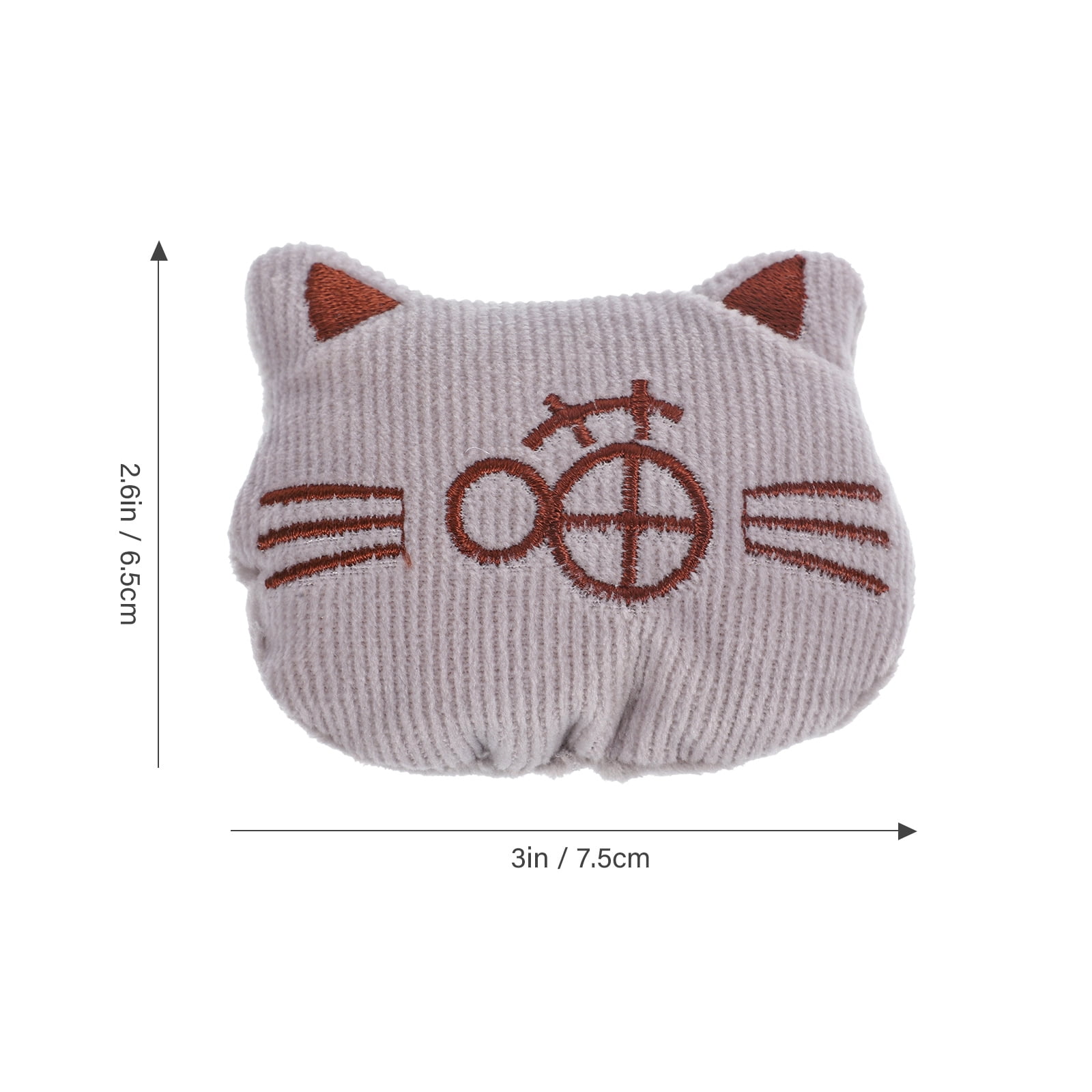 HOOWIFFY 3Pcs Chewing Toys Cat Plush Catnip Toys Multi Plush Stress Relief Indoor Cat - Image 2