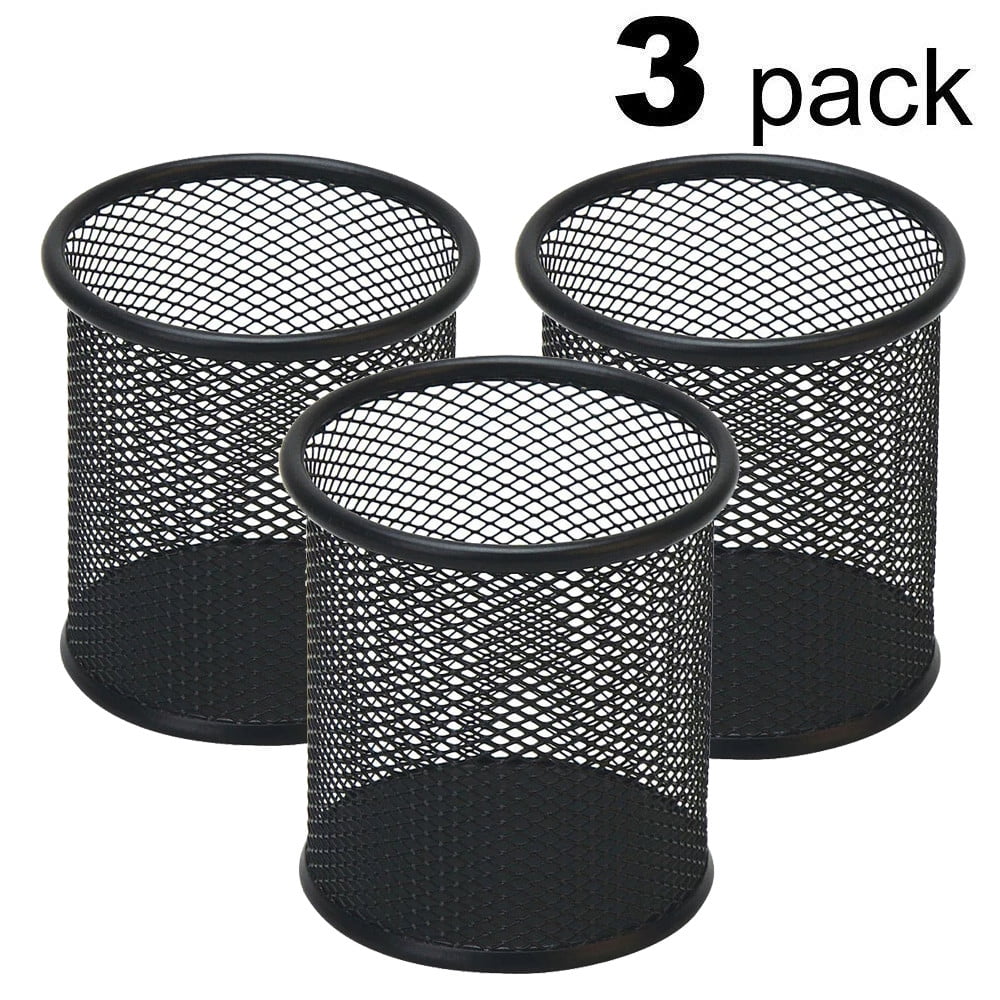 Darzheoy Pen Holder Mesh Pencil Holder Metal Pencil Holders Pen Organizer for Desk Office Pencil Holders, Back to Sch-ool Supplies B - Image 1