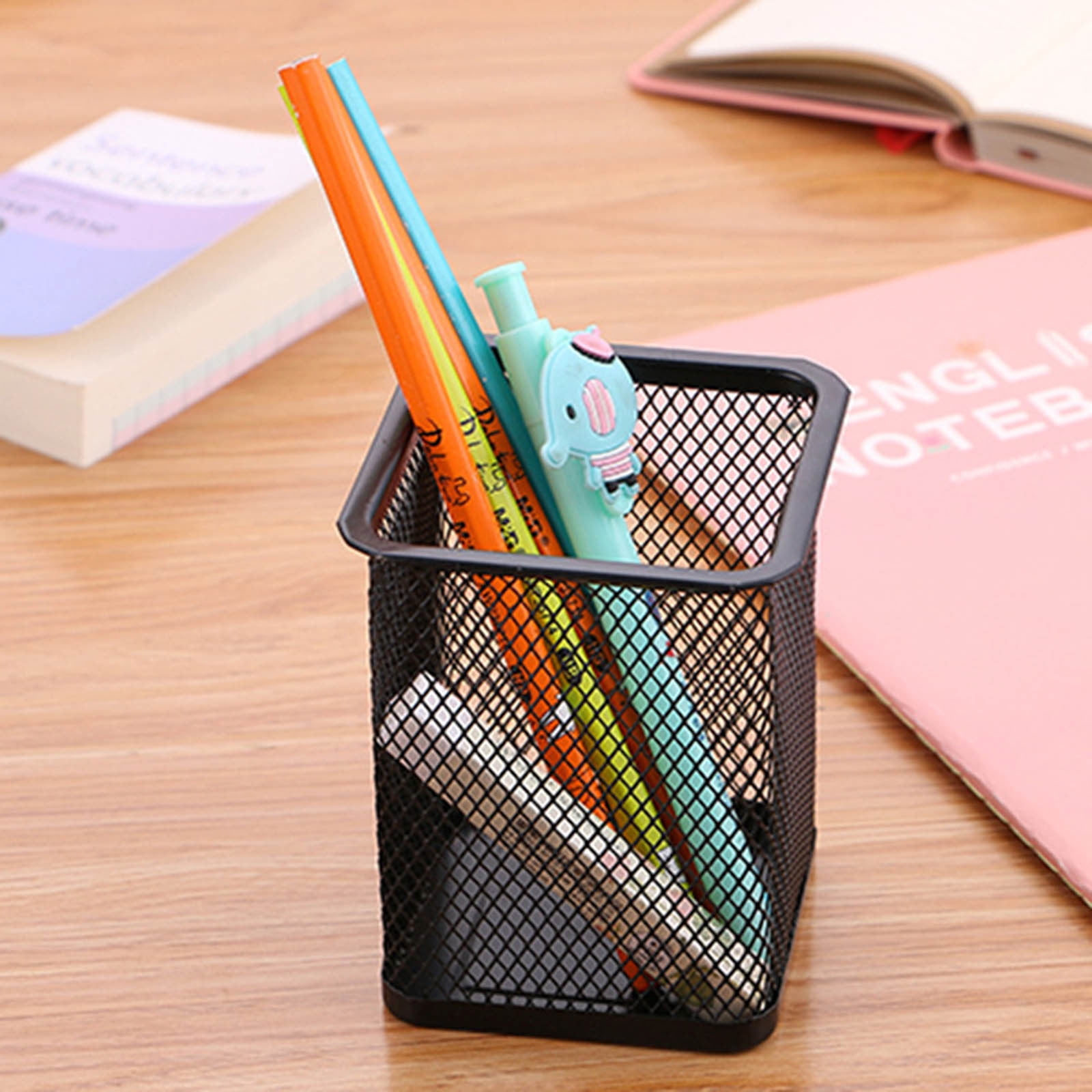 Darzheoy Pen Holder Mesh Pencil Holder Metal Pencil Holders Pen Organizer for Desk Office Pencil Holders, Back to Sch-ool Supplies C - Image 8
