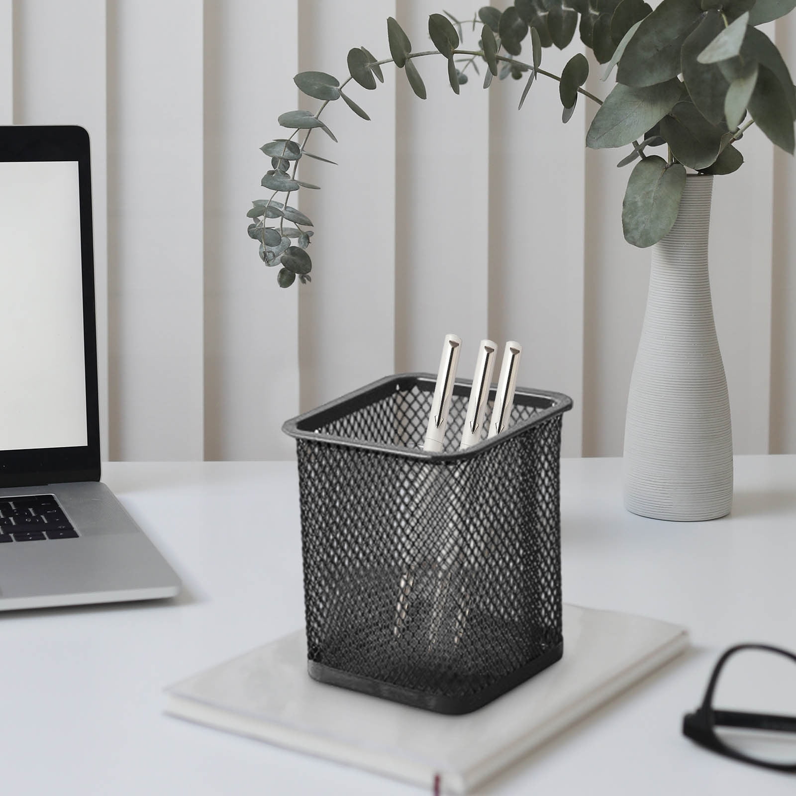 Darzheoy Pen Holder Mesh Pencil Holder Metal Pencil Holders Pen Organizer for Desk Office Pencil Holders, Back to Sch-ool Supplies D - Image 3
