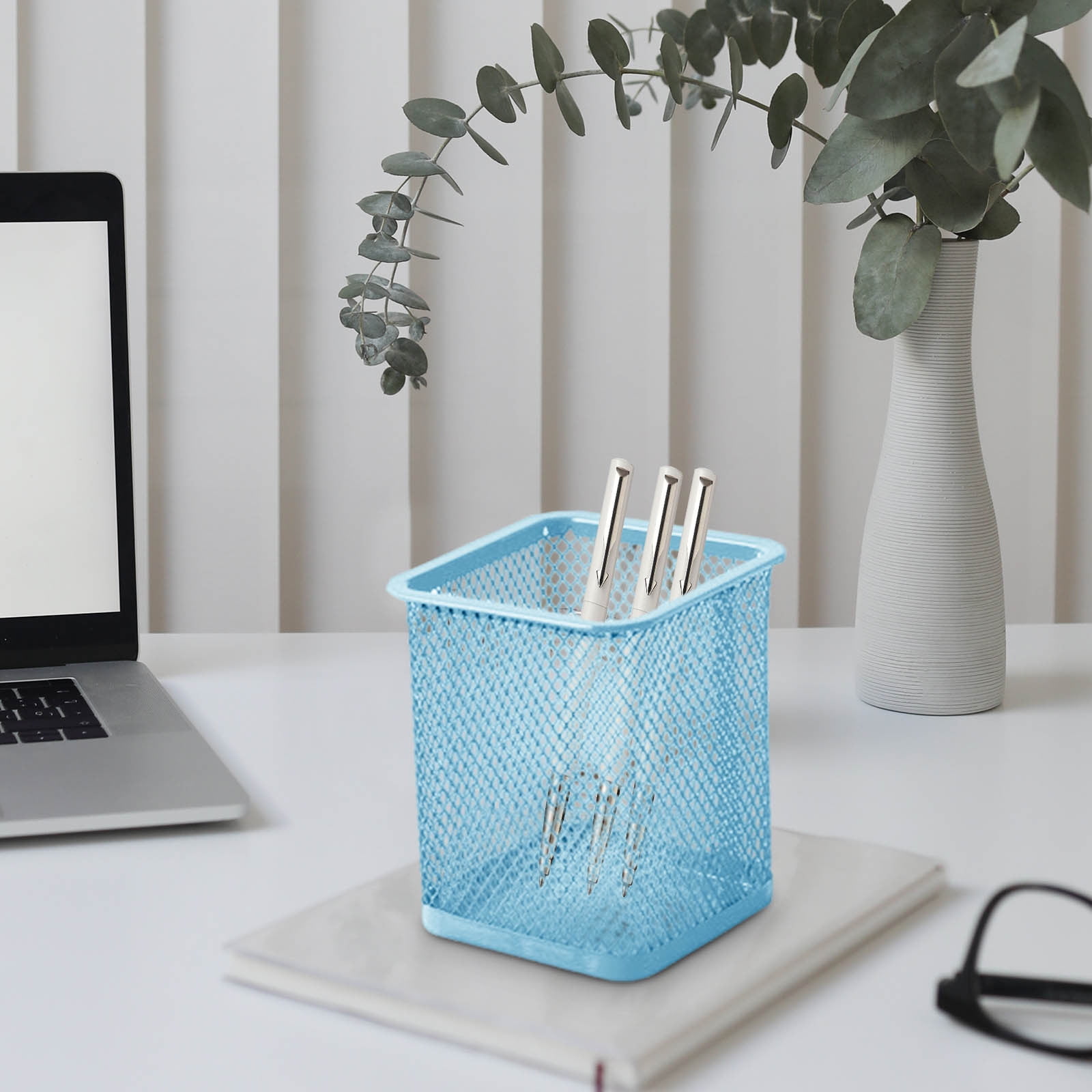 Darzheoy Pen Holder Mesh Pencil Holder Metal Pencil Holders Pen Organizer for Desk Office Pencil Holders, Back to Sch-ool Supplies G - Image 3