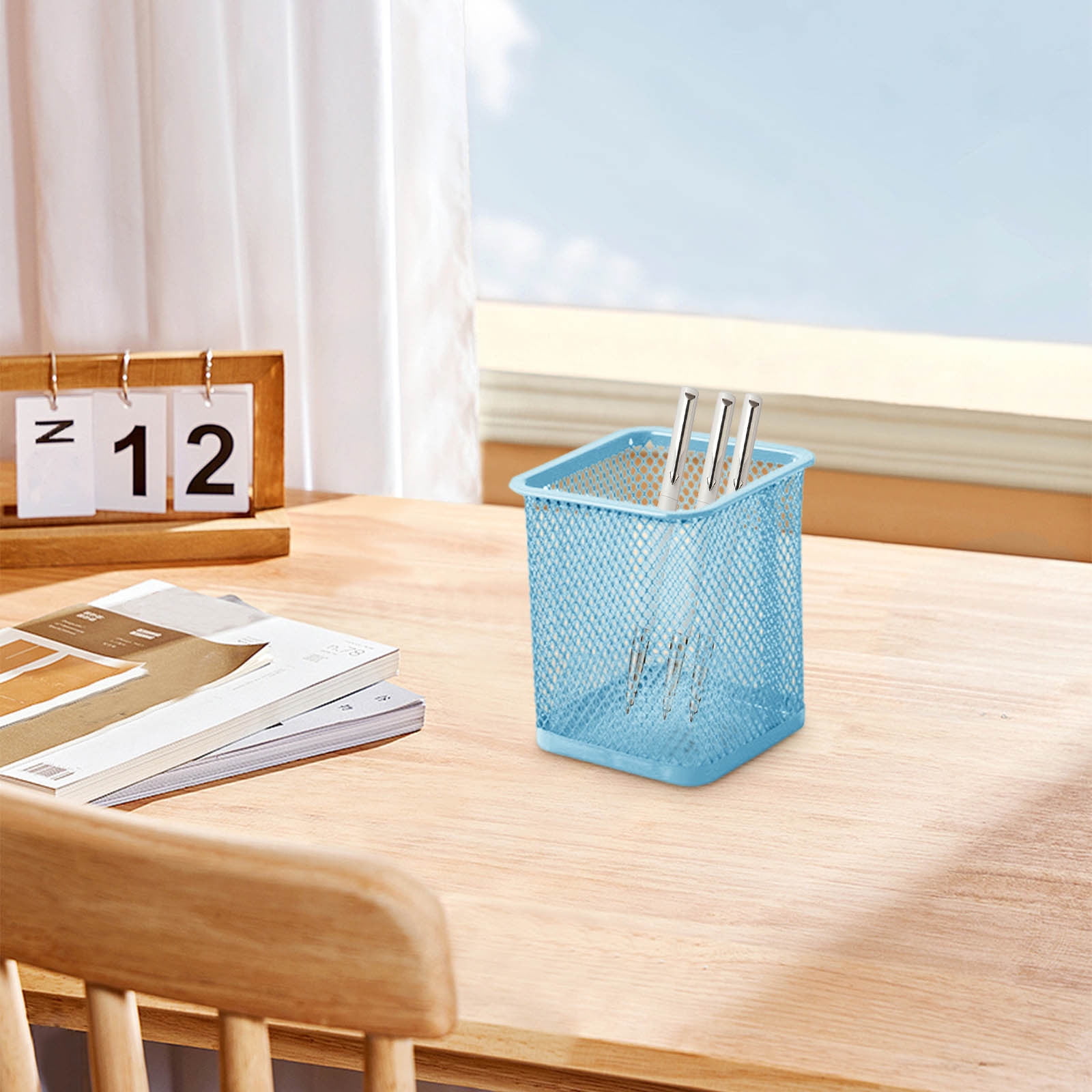 Darzheoy Pen Holder Mesh Pencil Holder Metal Pencil Holders Pen Organizer for Desk Office Pencil Holders, Back to Sch-ool Supplies G - Image 4