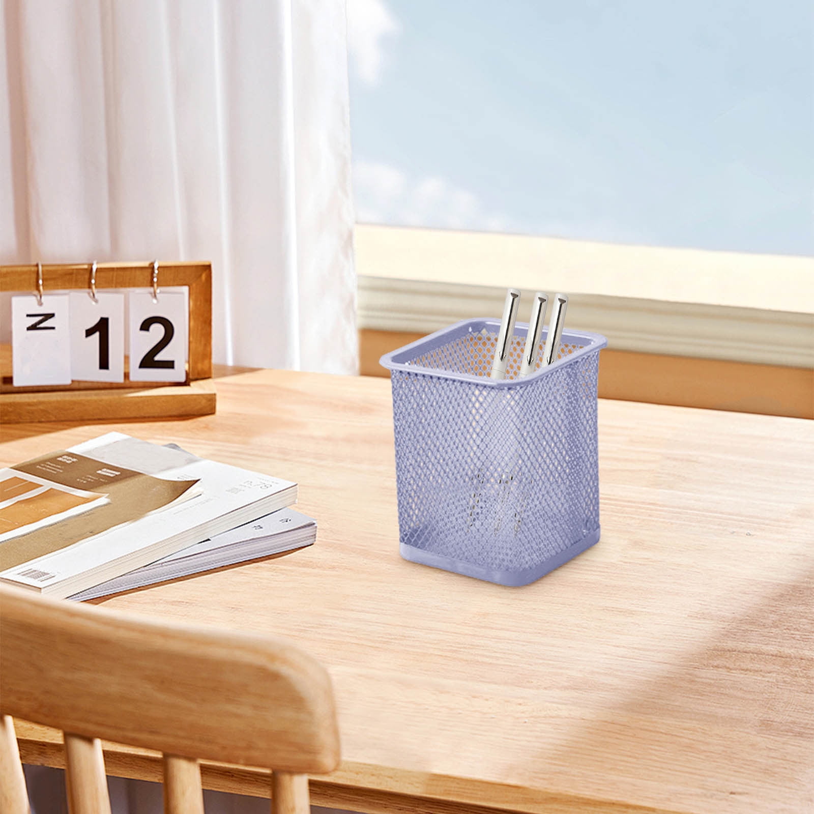 Darzheoy Pen Holder Mesh Pencil Holder Metal Pencil Holders Pen Organizer for Desk Office Pencil Holders, Back to Sch-ool Supplies I - Image 4