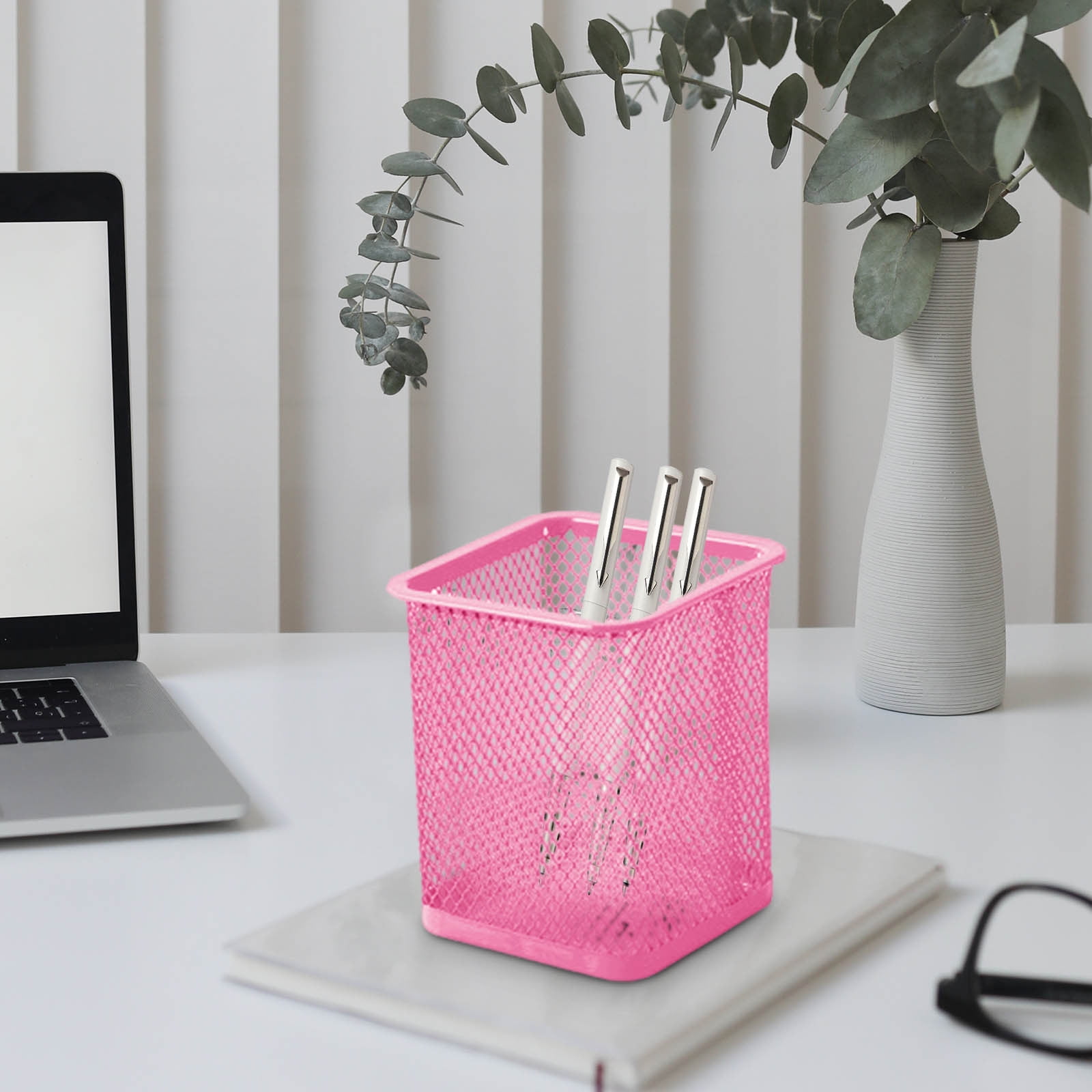 Darzheoy Pen Holder Mesh Pencil Holder Metal Pencil Holders Pen Organizer for Desk Office Pencil Holders, Back to Sch-ool Supplies J - Image 3