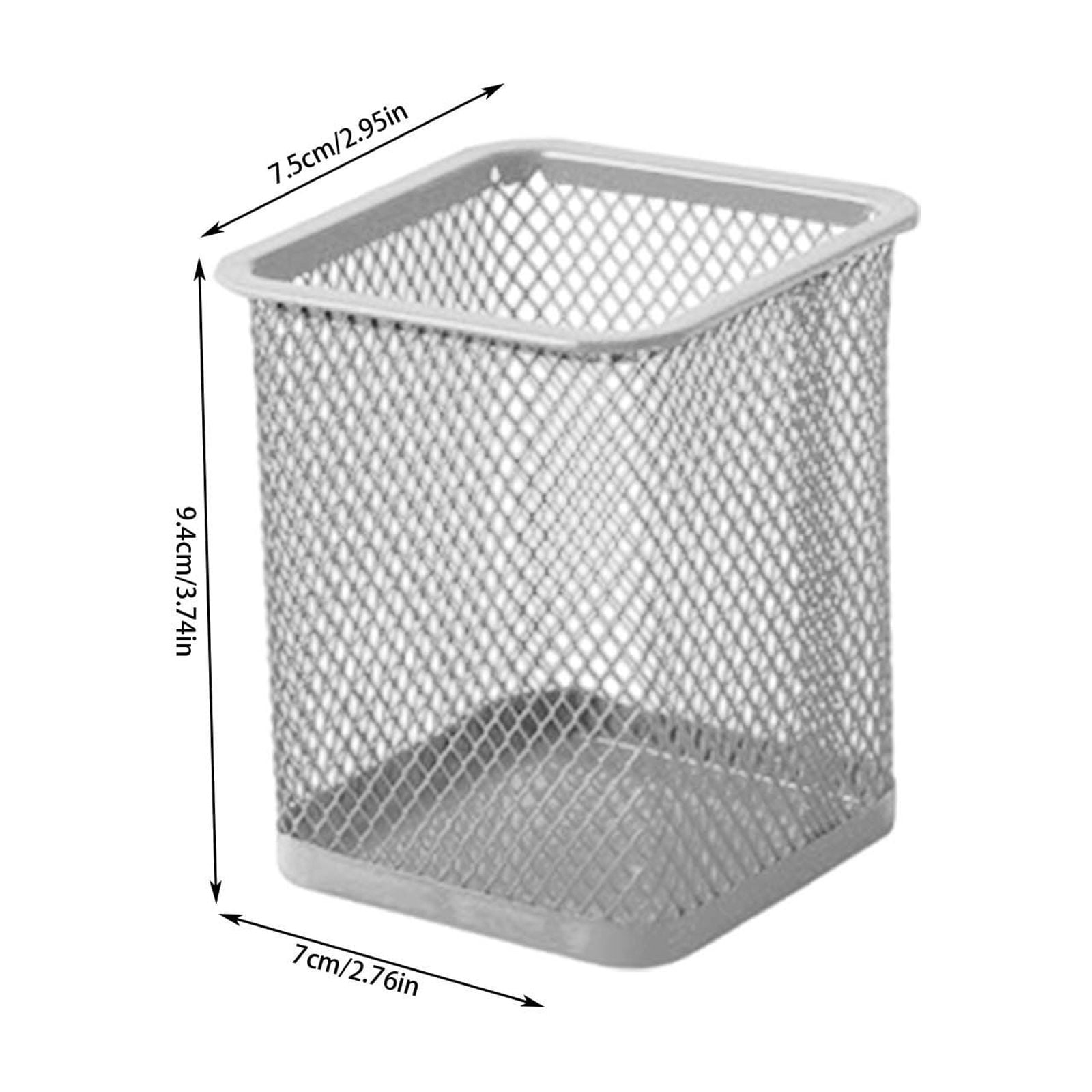 Darzheoy Pen Holder Mesh Pencil Holder Metal Pencil Holders Pen Organizer for Desk Office Pencil Holders, Back to Sch-ool Supplies K - Image 2
