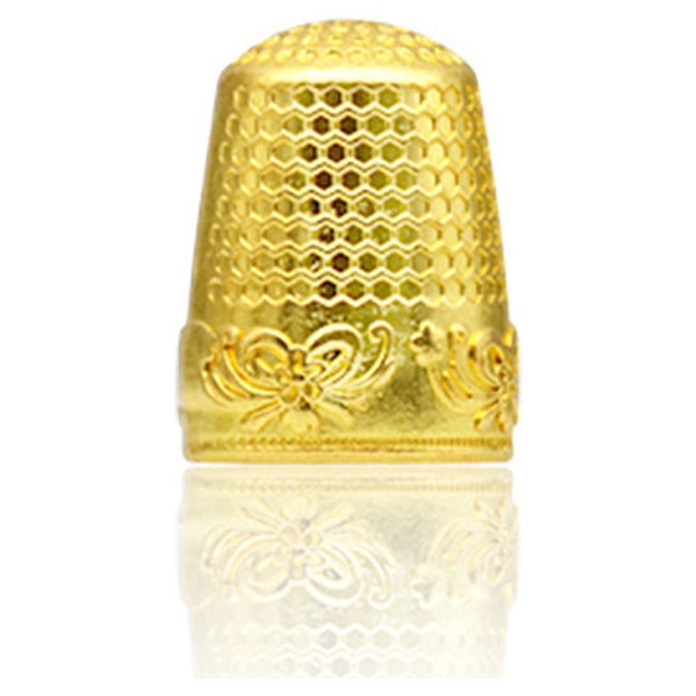 HOOWIFFY Portable Copper Thimble Golden Sewing Accessory for Beginners 10Pcs - Image 6