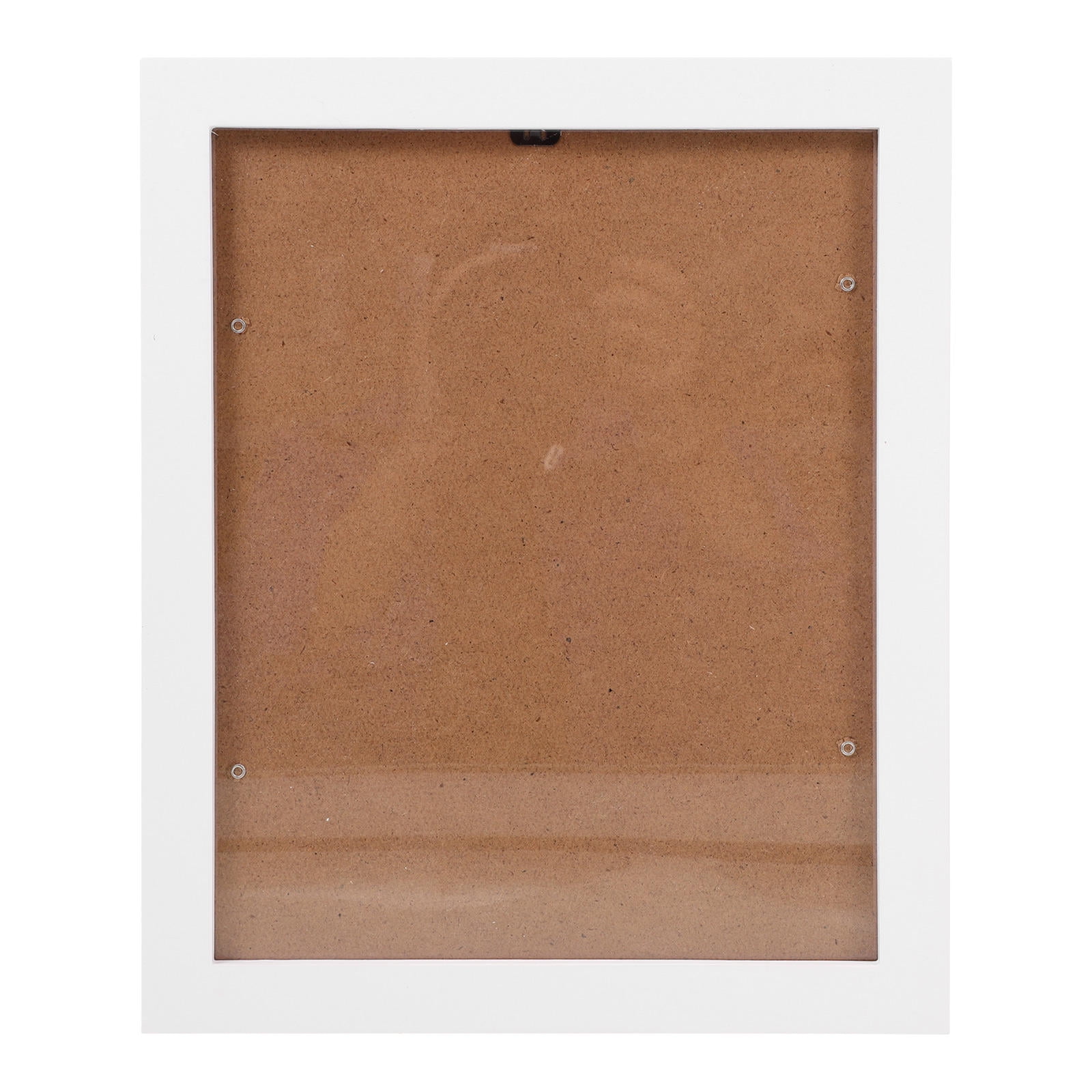 HOOWIFFY Decorative White Picture Frame for Home Use Elegant Design 8.5x11 Plastic Photo Display Frame - Image 1