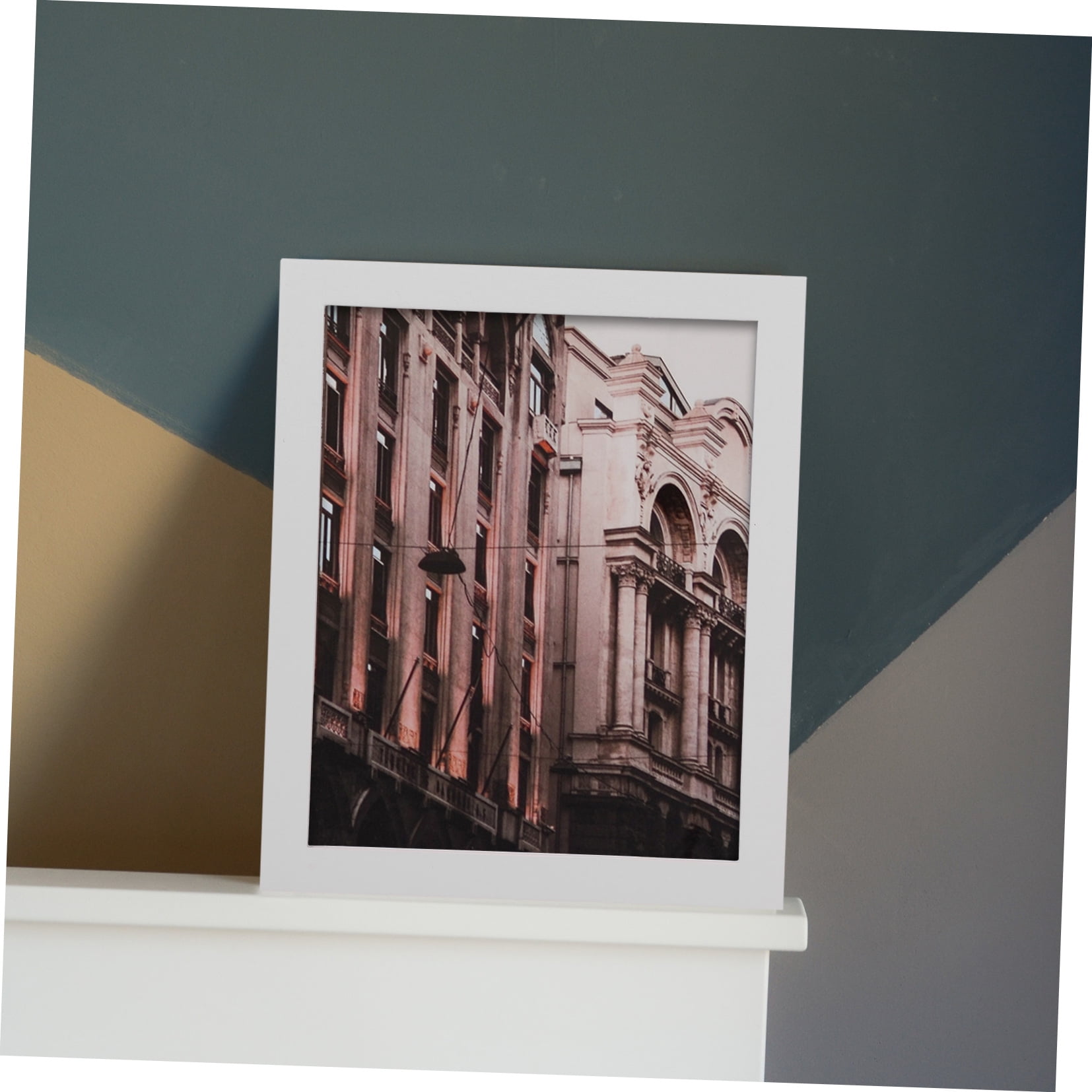 HOOWIFFY Decorative White Picture Frame for Home Use Elegant Design 8.5x11 Plastic Photo Display Frame - Image 7