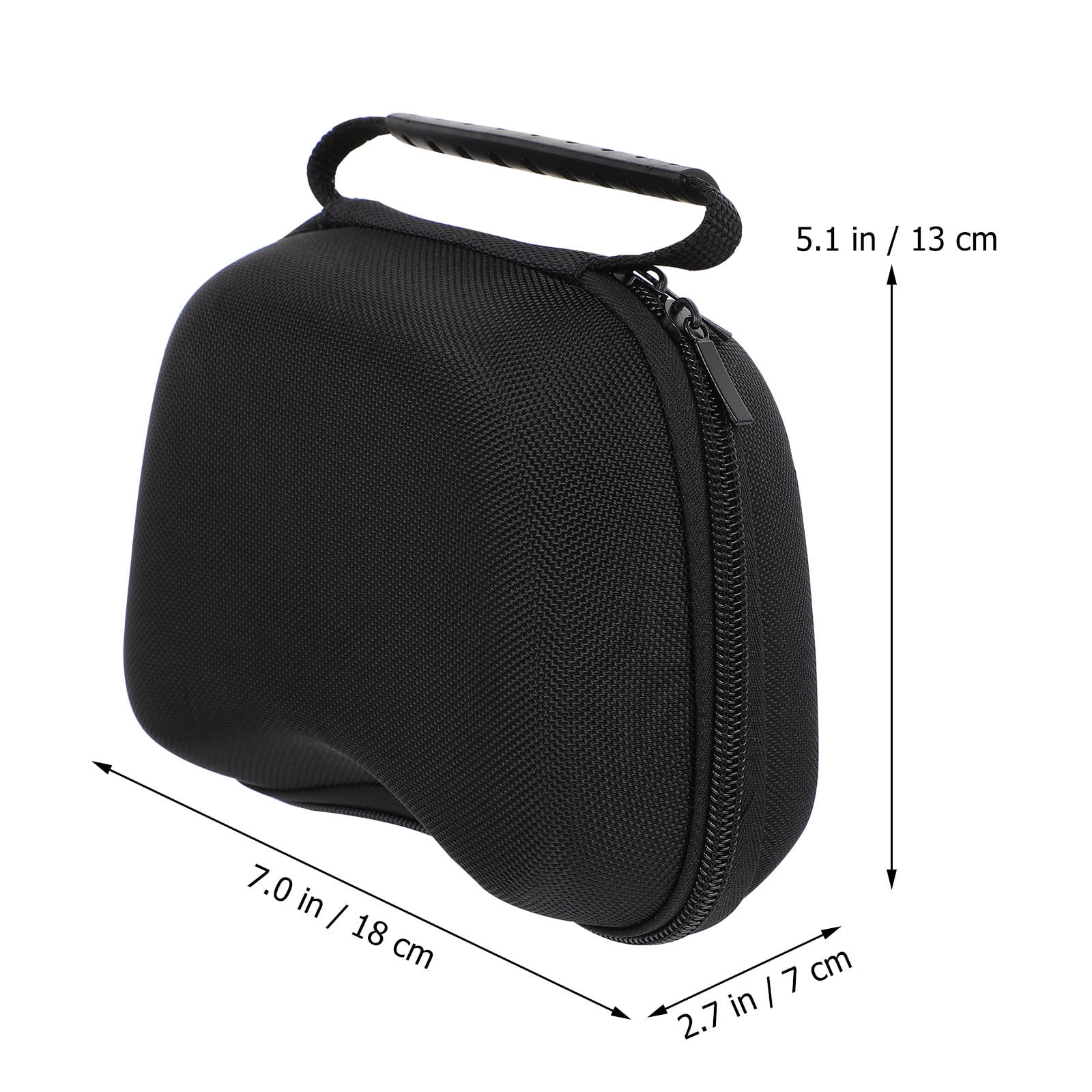 HOOWIFFY Black Game Controller Protective Case with EVA Material, Scratch-Resistant and Shockproof Lining for Enhanced Safety - Image 2