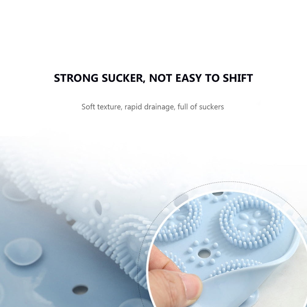 HOOWIFFY PVC Foot Cleaner Mat with Acupoint Massage for Home Use, Non- Bath Shower Floor Mat, 1 Pc - Image 2