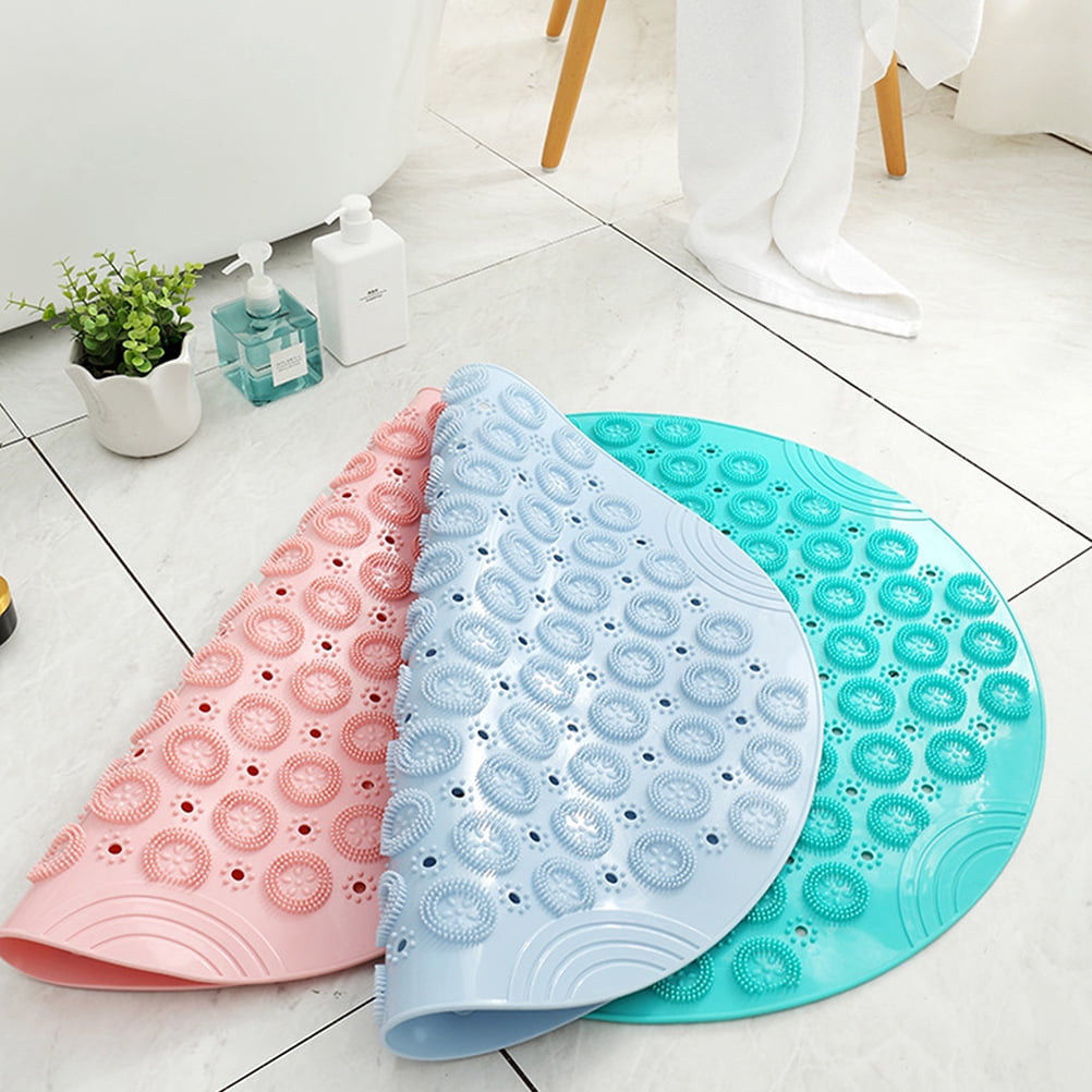 HOOWIFFY PVC Foot Cleaner Mat with Acupoint Massage for Home Use, Non- Bath Shower Floor Mat, 1 Pc - Image 4