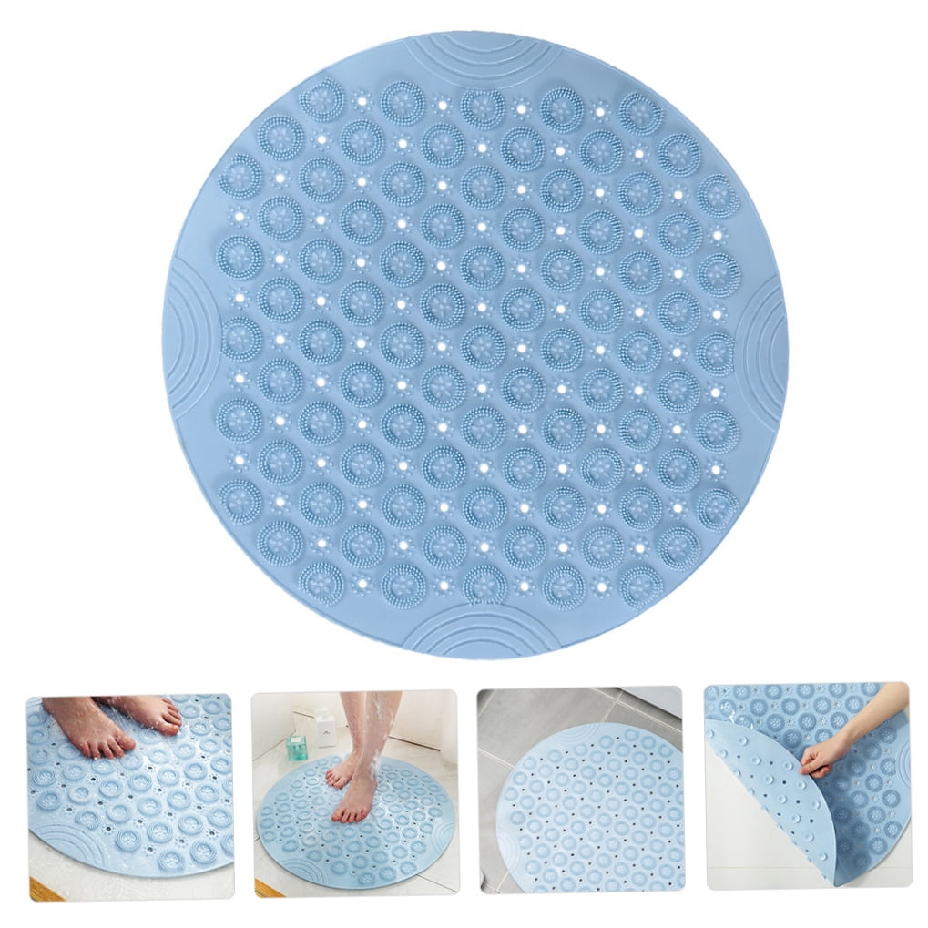 HOOWIFFY PVC Foot Cleaner Mat with Acupoint Massage for Home Use, Non- Bath Shower Floor Mat, 1 Pc - Image 7