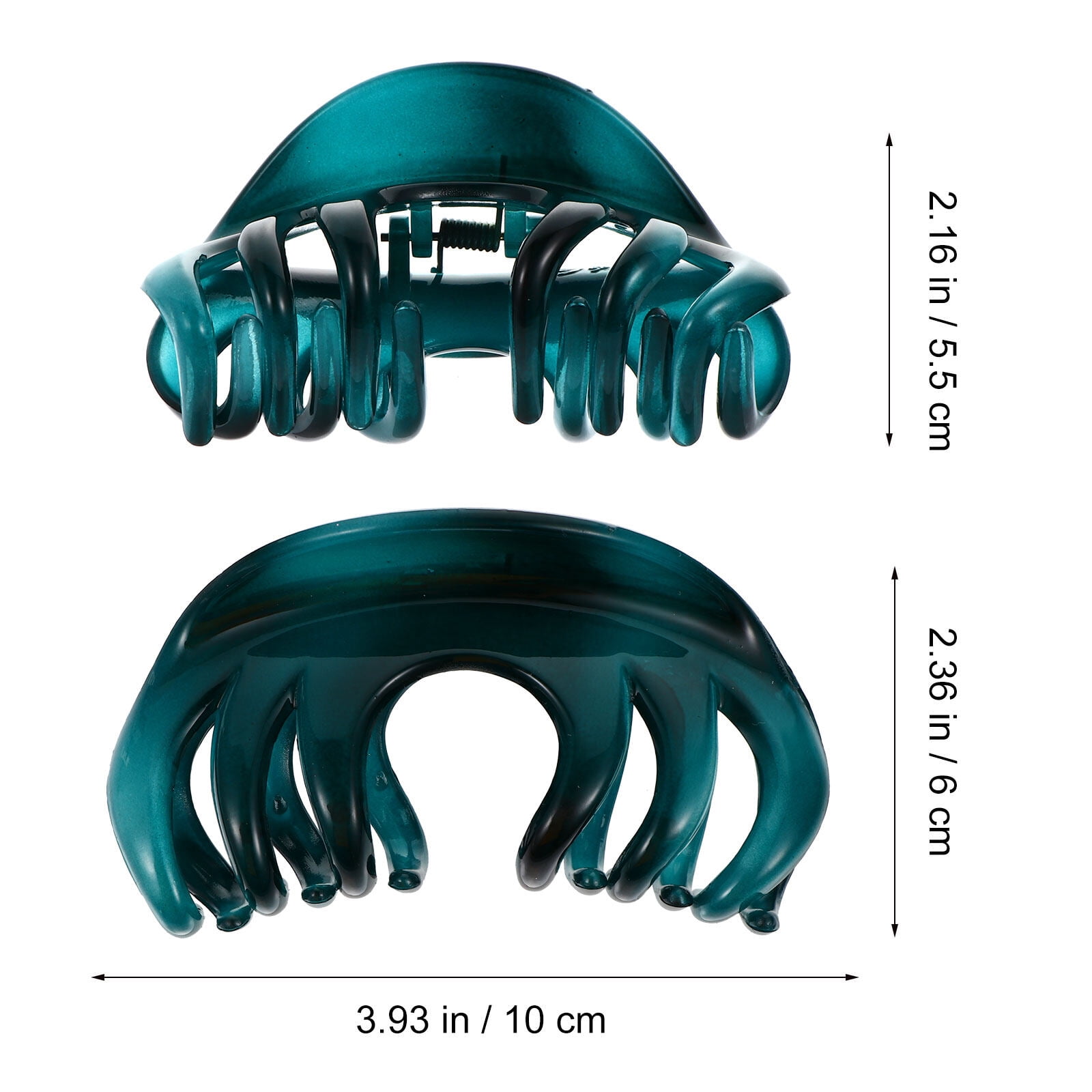 HOOWIFFY 2-Pack Acrylic Hair Clips for Thick Hair, Daily Styling Accessories for Women - Image 2
