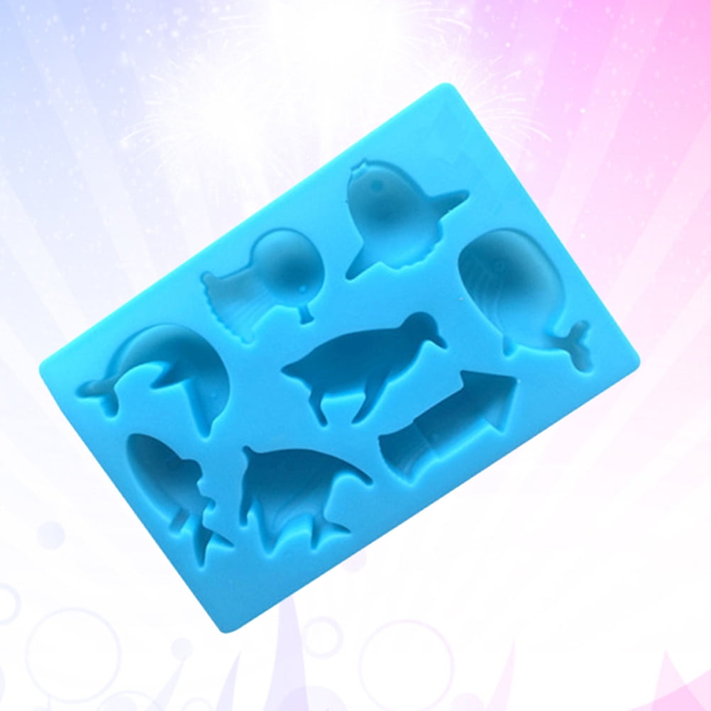 HOOWIFFY Ocean Animal Candy Mold Silicone Mold for Party Baking Chocolate Jelly 1 Piece - Image 1