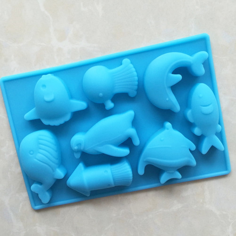 HOOWIFFY Ocean Animal Candy Mold Silicone Mold for Party Baking Chocolate Jelly 1 Piece - Image 3