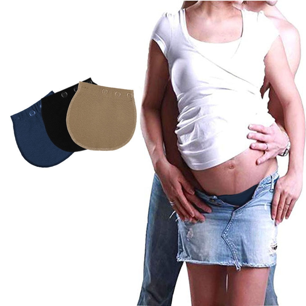 HOOWIFFY 3-Pack Adjustable Waist Button Repair Patch Elastic Band for Pants and Jeans - Image 5