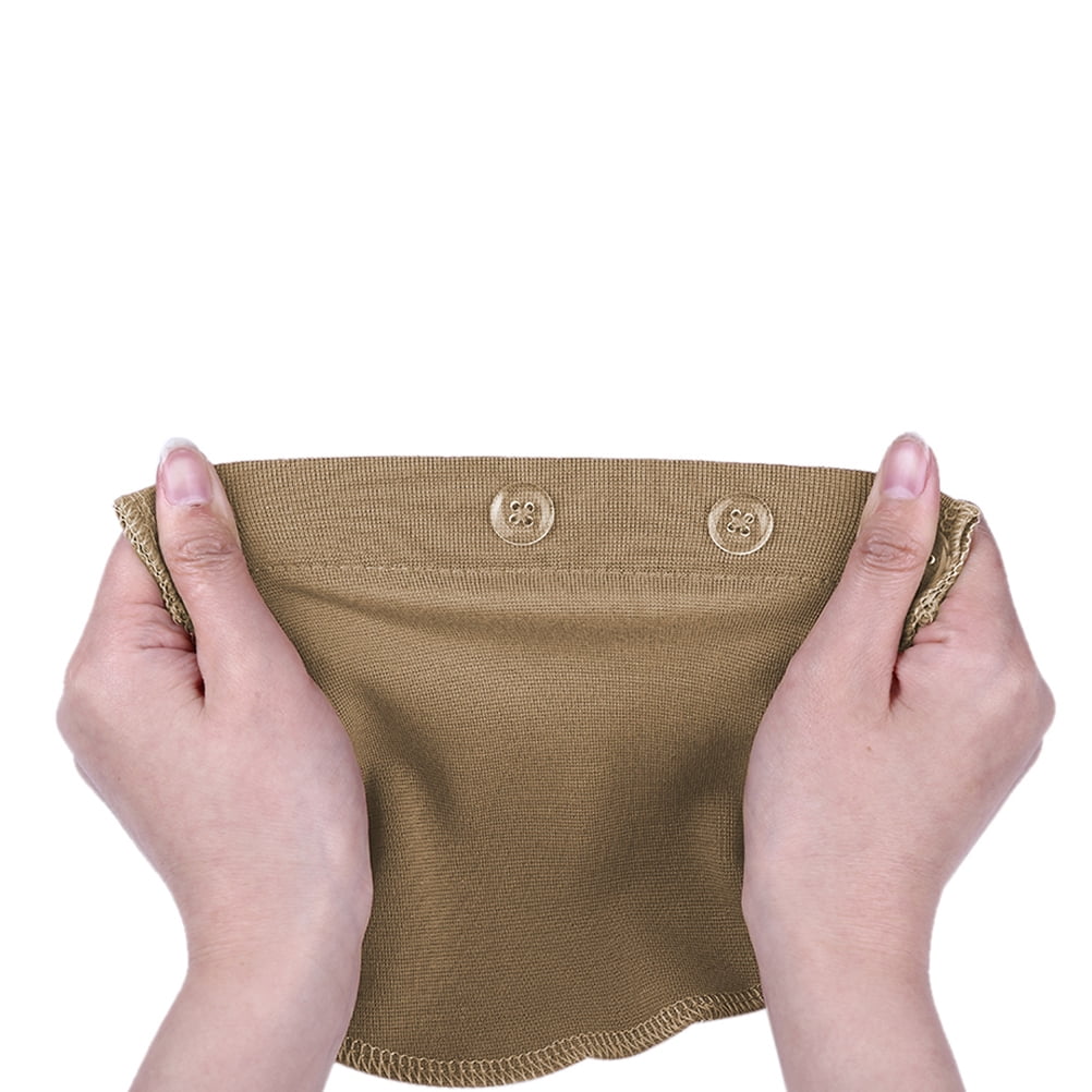 HOOWIFFY 3-Pack Adjustable Waist Button Repair Patch Elastic Band for Pants and Jeans - Image 6