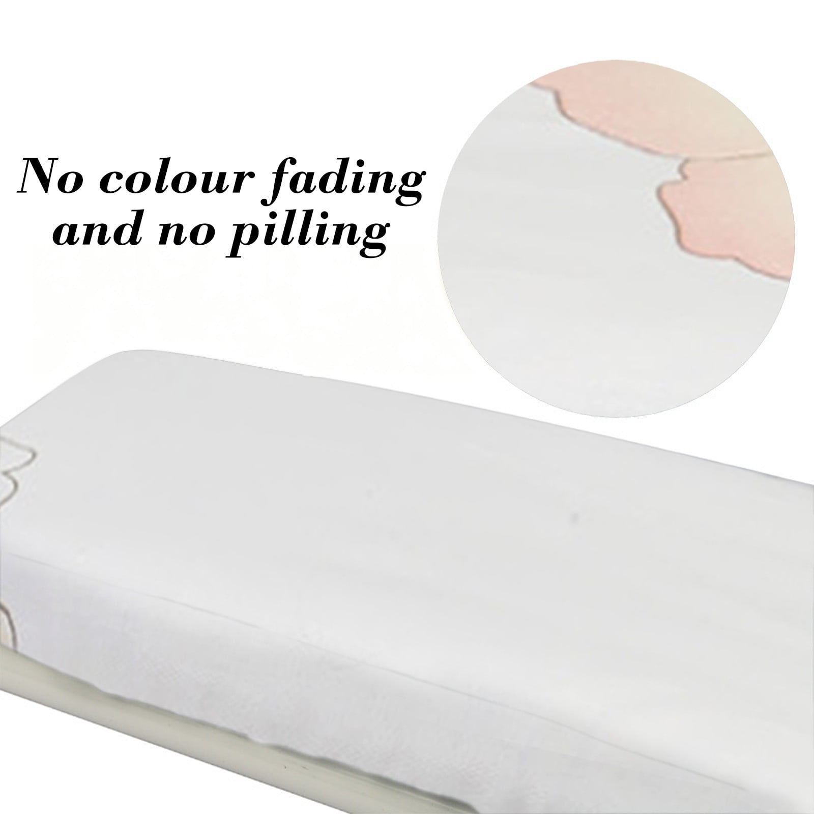 Kdkad Desktop Ironing Board, Small Folding Tabletop Iron Board with Heat-Resistant Cover, Portable for Dorm, Travel & Small Spaces, Mini Ironing Mat H - Image 3