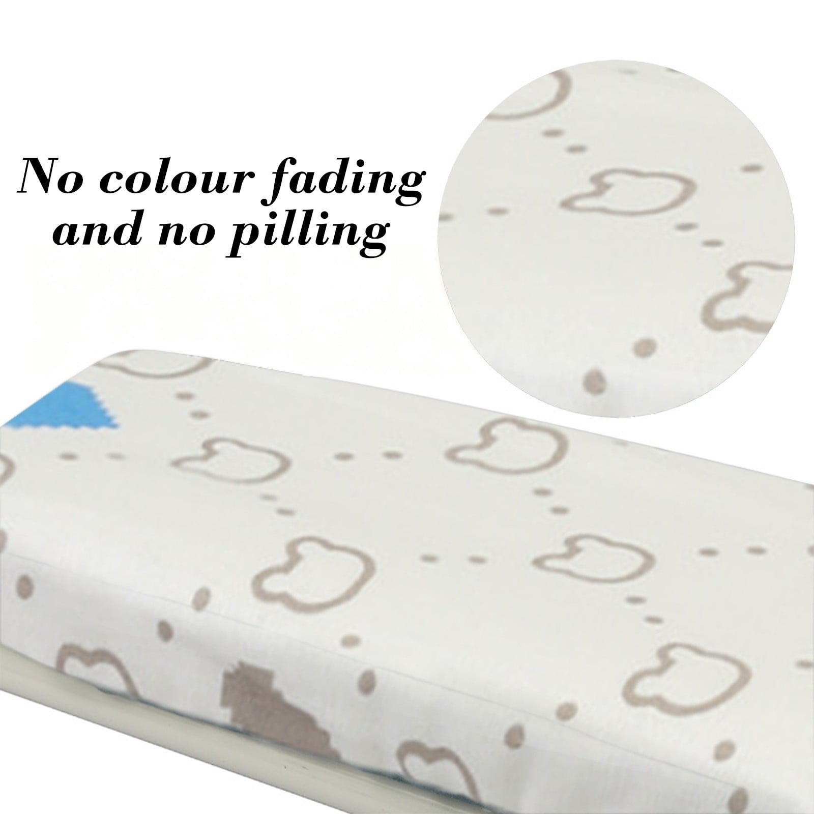 Kdkad Desktop Ironing Board, Small Folding Tabletop Iron Board with Heat-Resistant Cover, Portable for Dorm, Travel & Small Spaces, Mini Ironing Mat J - Image 3