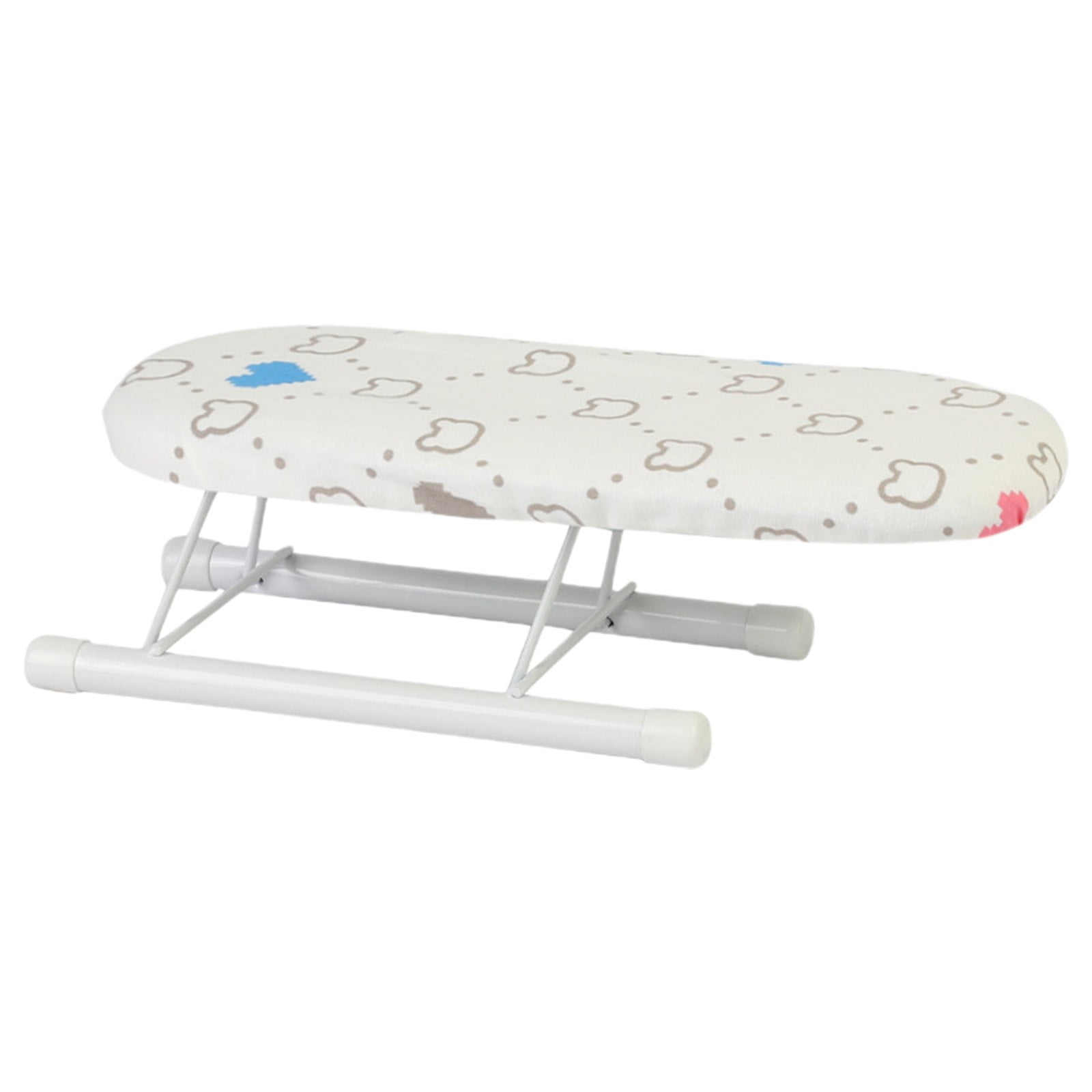 Kdkad Desktop Ironing Board, Small Folding Tabletop Iron Board with Heat-Resistant Cover, Portable for Dorm, Travel & Small Spaces, Mini Ironing Mat J - Image 5