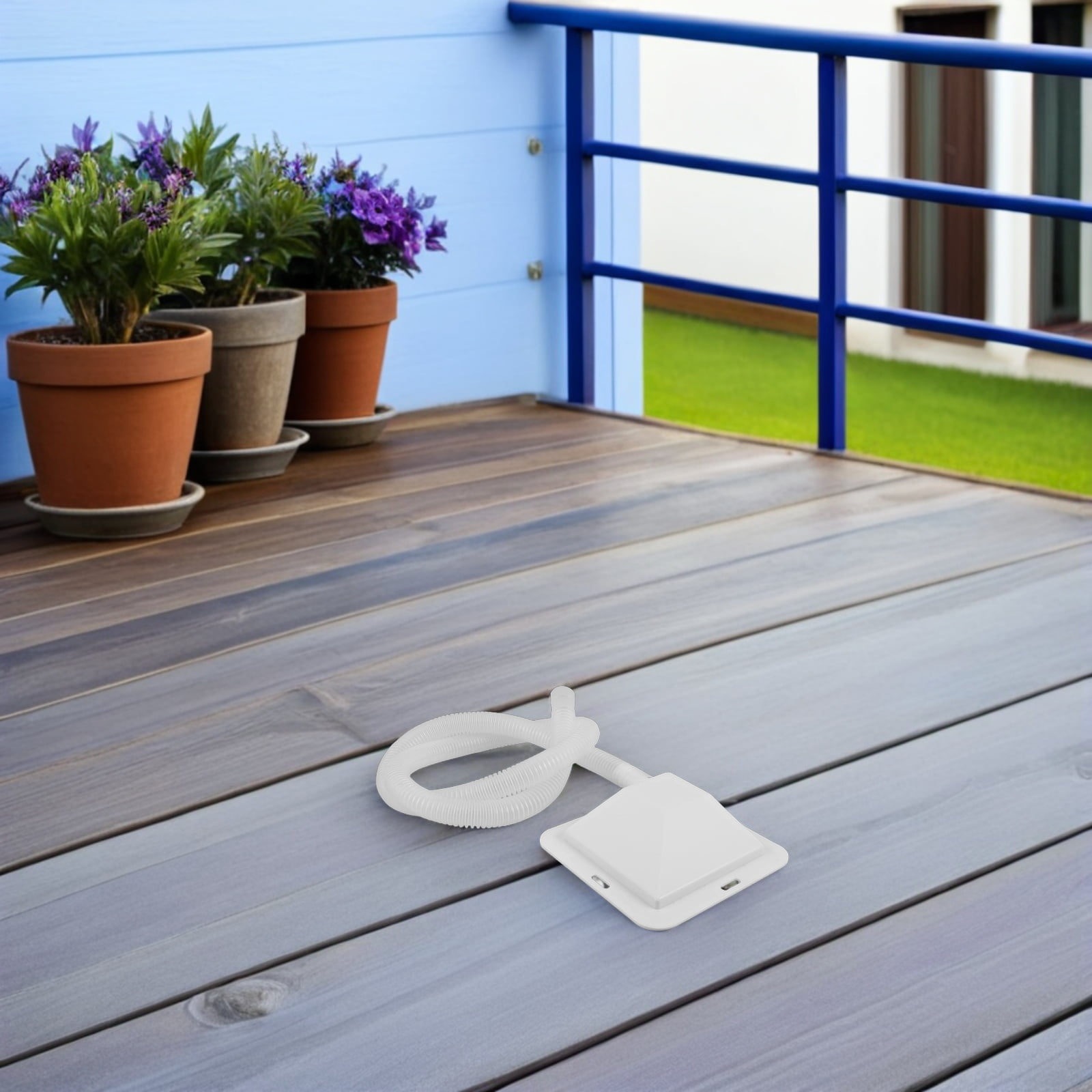 HOOWIFFY Air Conditioner Drip Pan Set with Plastic Drain Tray and Hose, Efficient Water Catcher for AC Units - Image 8