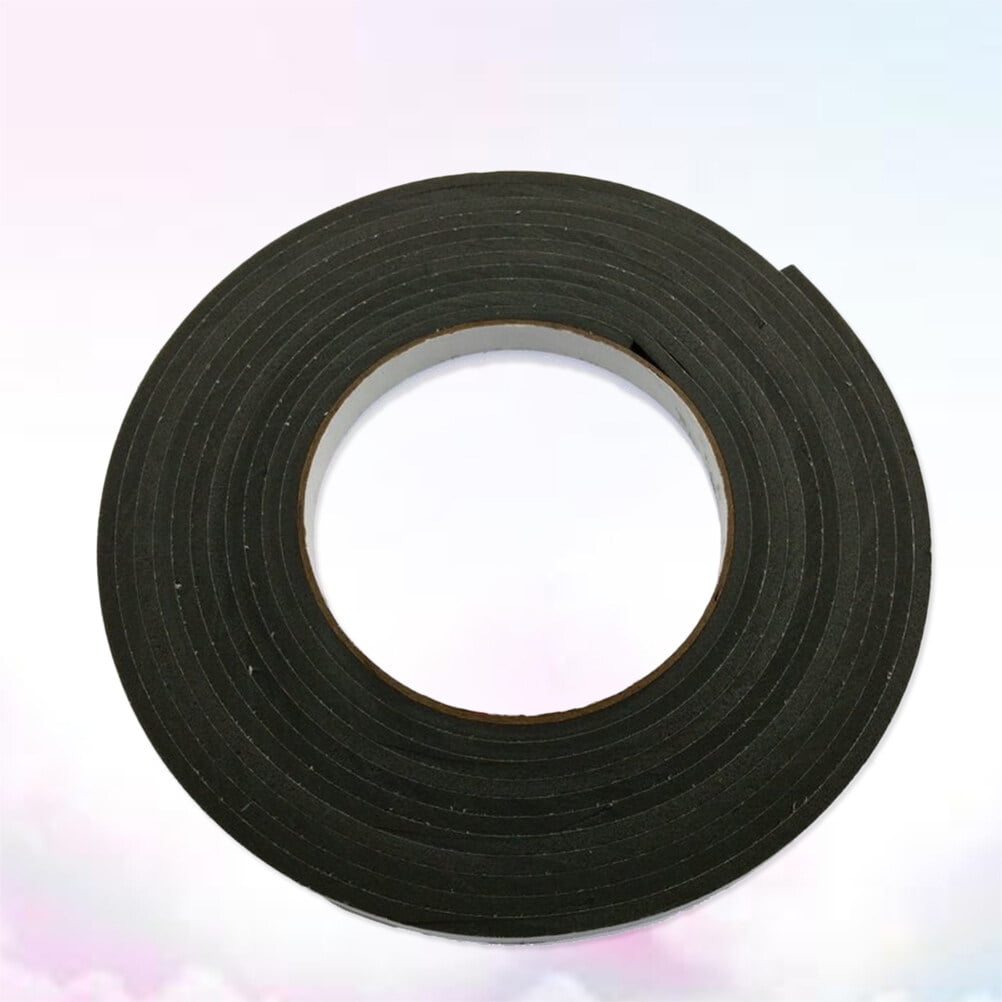 HOOWIFFY Strong Double-Sided Removable Adhesive Tape Black Plastic for Home Use and Projects - Image 2