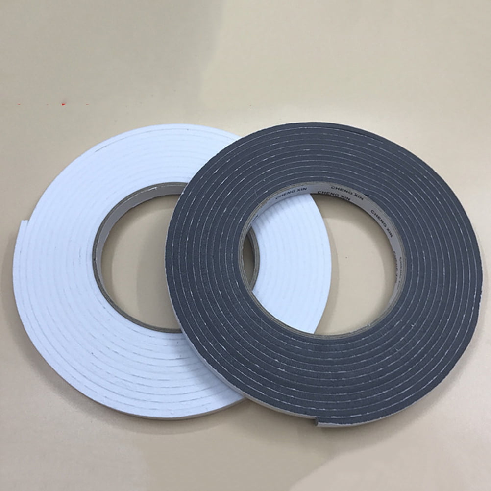 HOOWIFFY Strong Double-Sided Removable Adhesive Tape Black Plastic for Home Use and Projects - Image 3